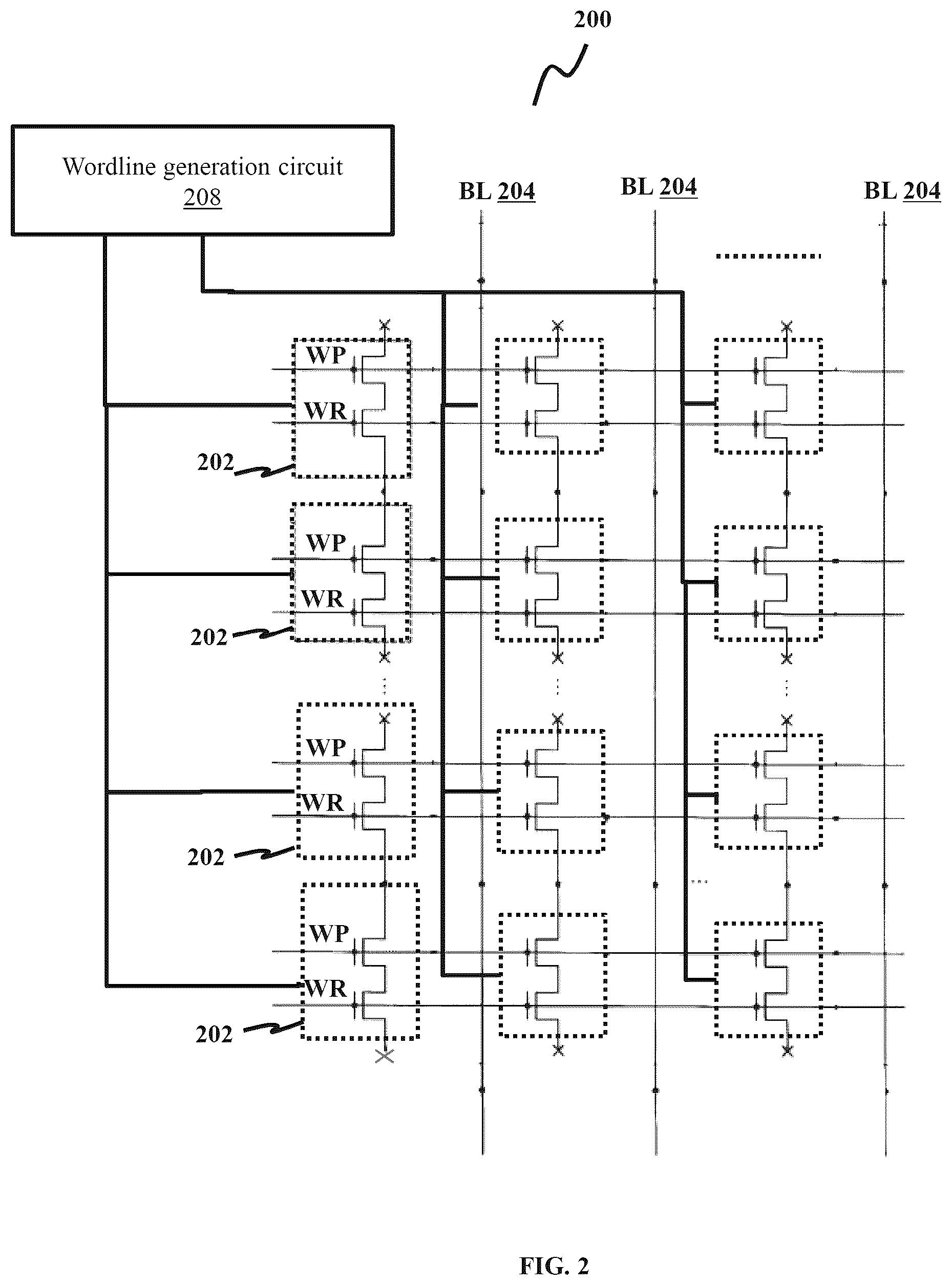 Patent US12322446 Figure 3 – Reduced word line voltage during discharge phase of read operation