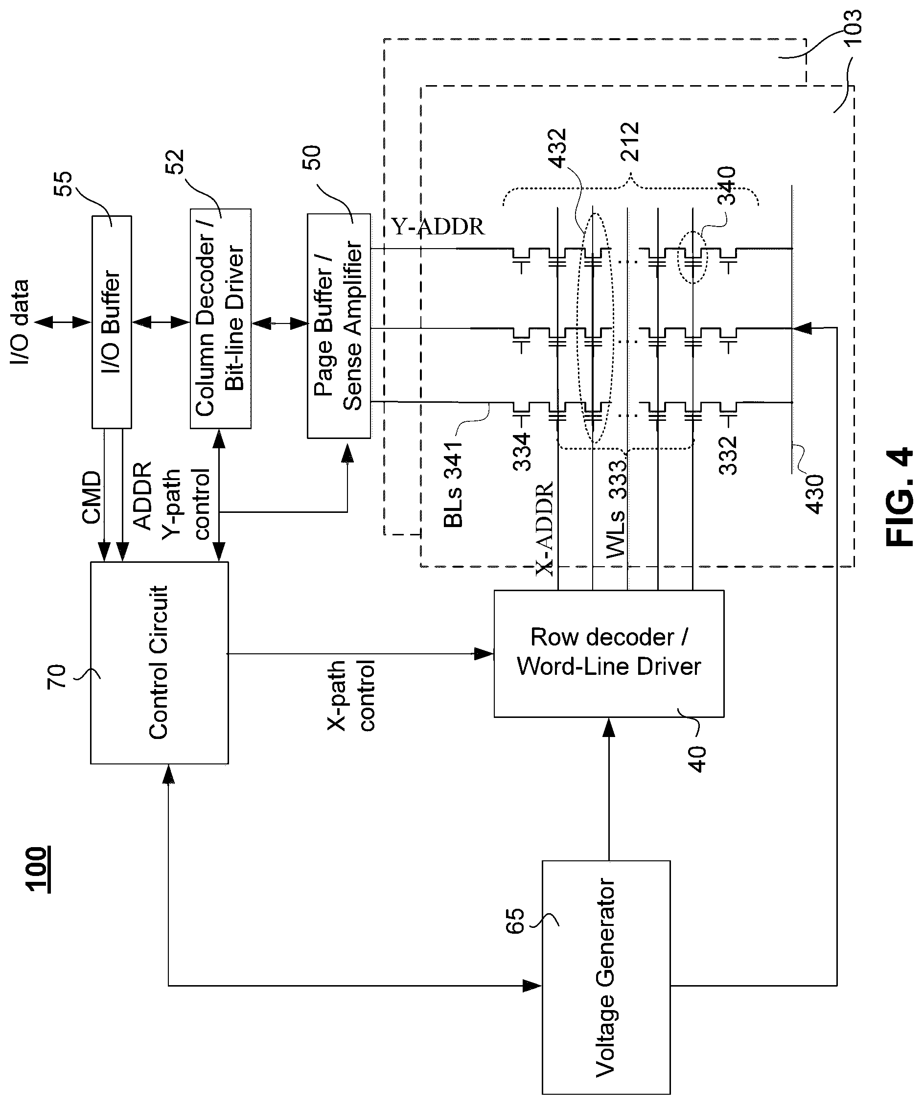 Patent US12322449 Figure 5 – Memory device, programming method of memory device, and memory system