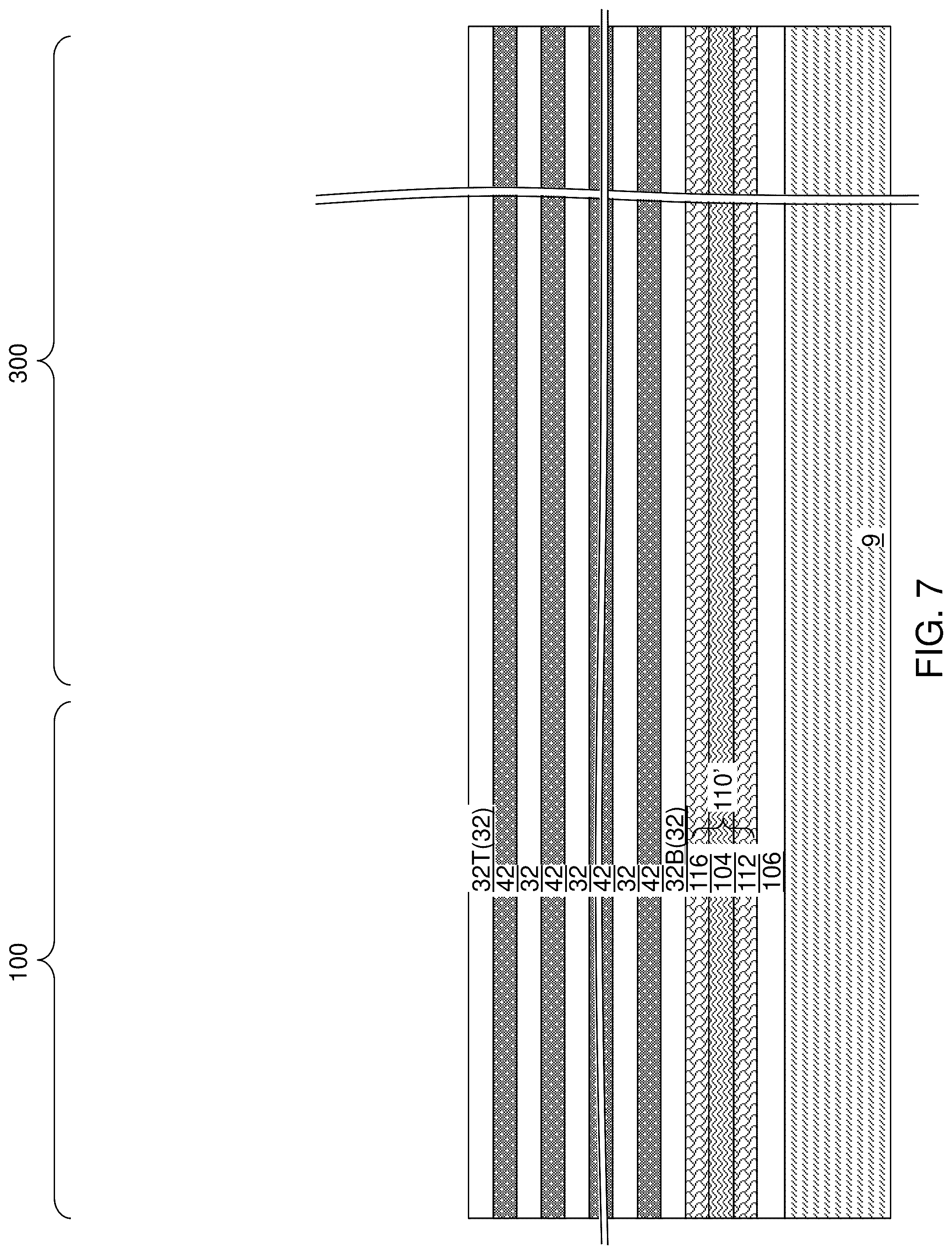 Patent US12322452 Figure 7 – Three-dimensional memory device including a bit-line-bias vertical transistor block and methods of operating the same