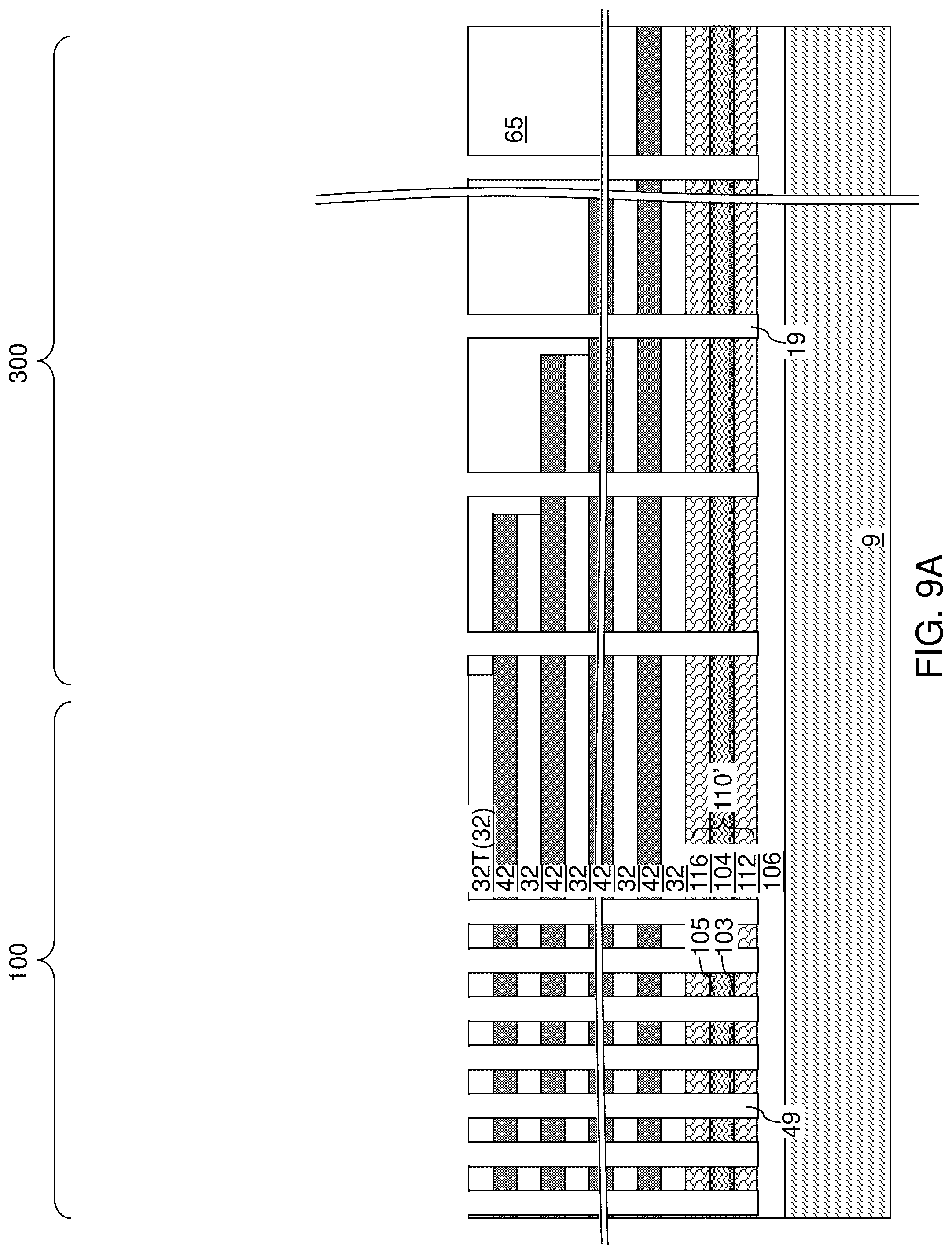 Patent US12322452 Figure 9 – Three-dimensional memory device including a bit-line-bias vertical transistor block and methods of operating the same
