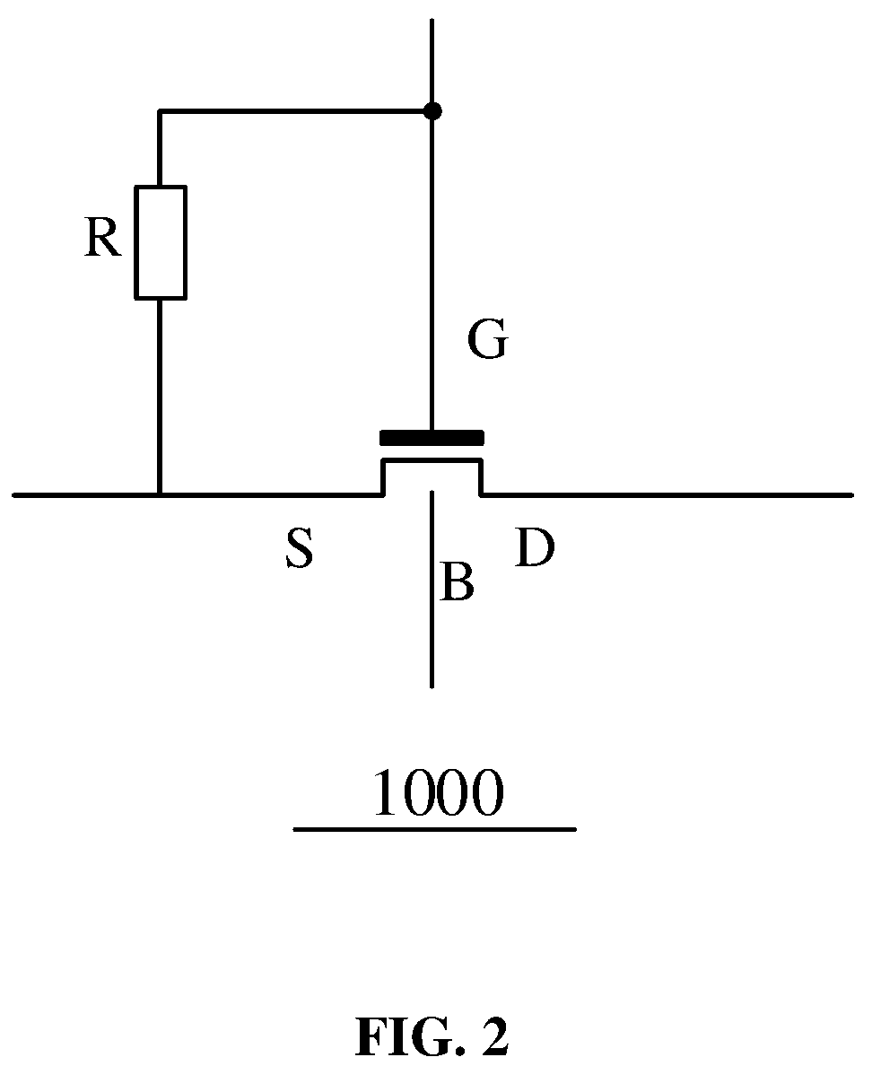 Patent US12322459 Figure 2 – Simulation test model for anti-fuse circuit and circuit testing method