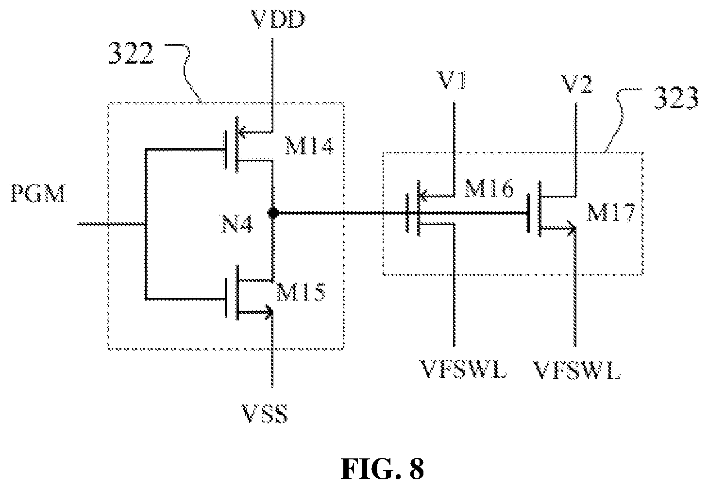 Patent US12322462 Figure 8 – Programmable memory and method for driving programmable memory