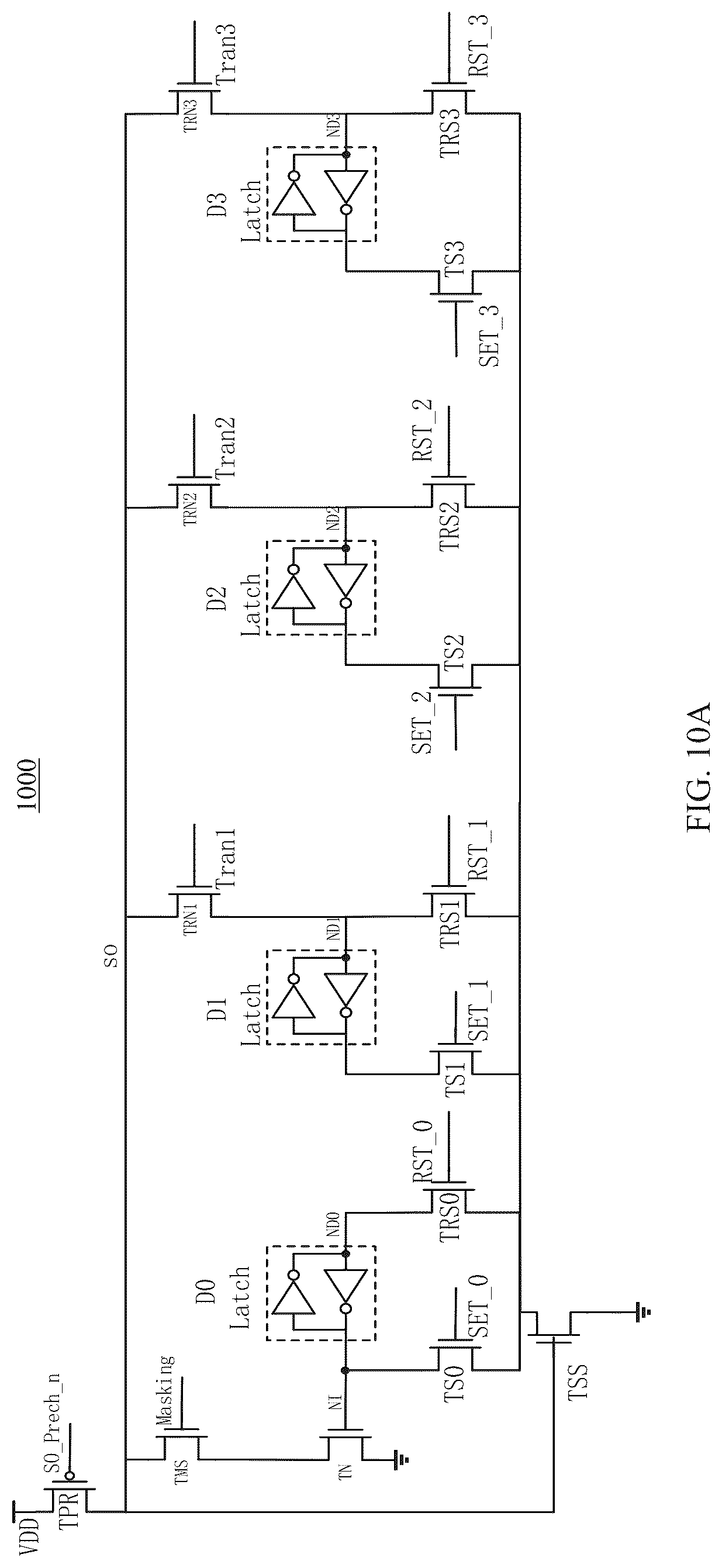 Patent US12322465 Figure 9 – Digital verify failbit count (VFC) circuit