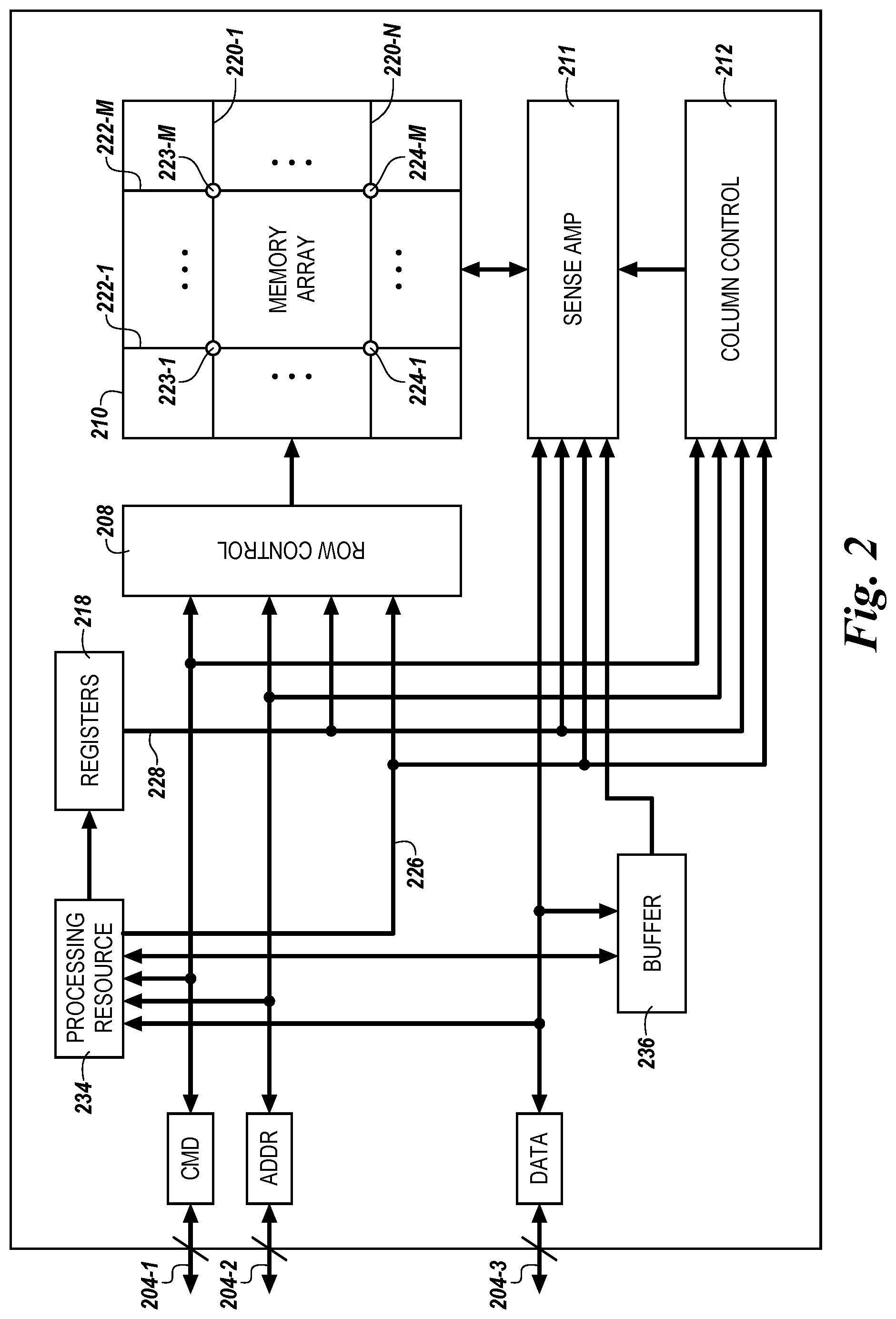 Patent US12322468 Figure 2 – Conditional write back scheme for memory