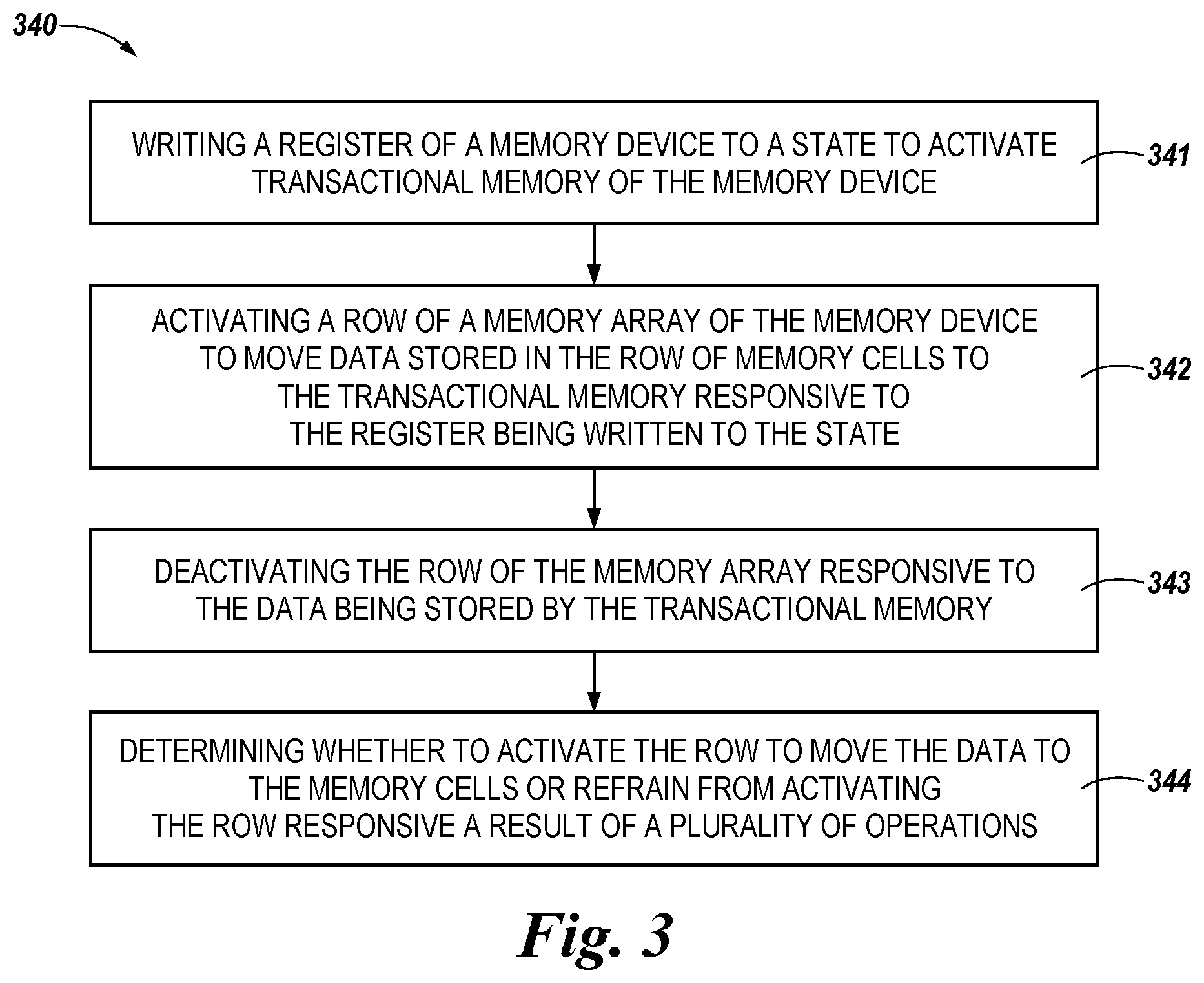 Patent US12322468 Figure 3 – Conditional write back scheme for memory