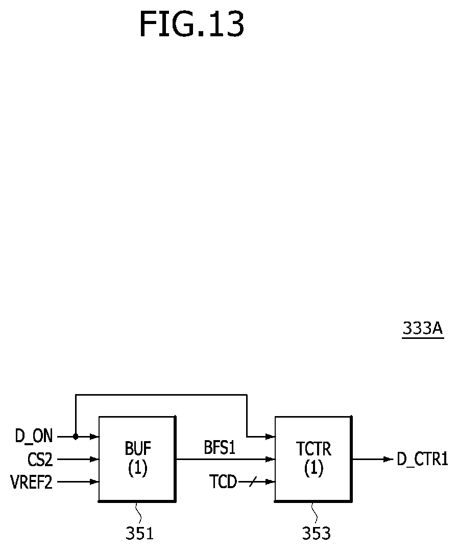 Patent US12322470 Figure 13 – Semiconductor devices and semiconductor systems calibrating termination resistance