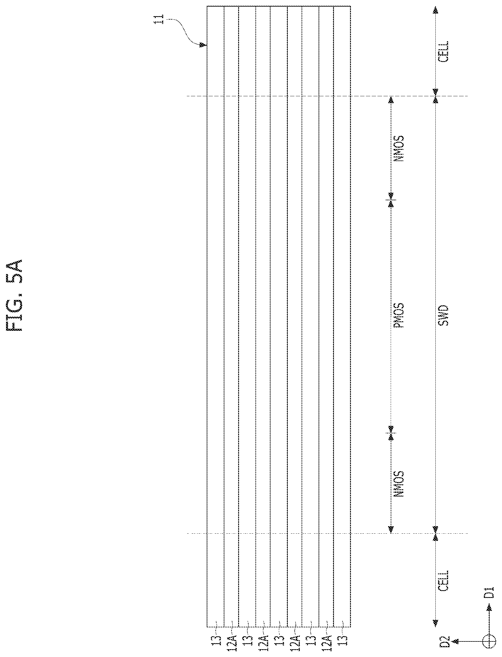 Patent US12322475 Figure 6 – Semiconductor device with buried gate word line drivers