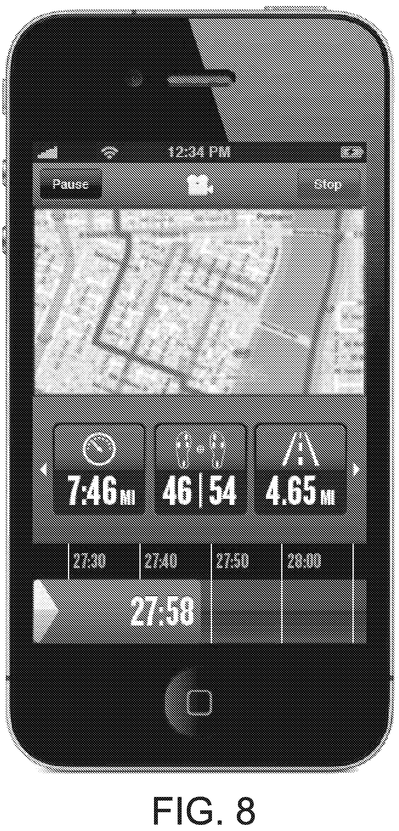 Patent US12322488 Figure 10 – Systems and methods for time-based athletic activity measurement and display