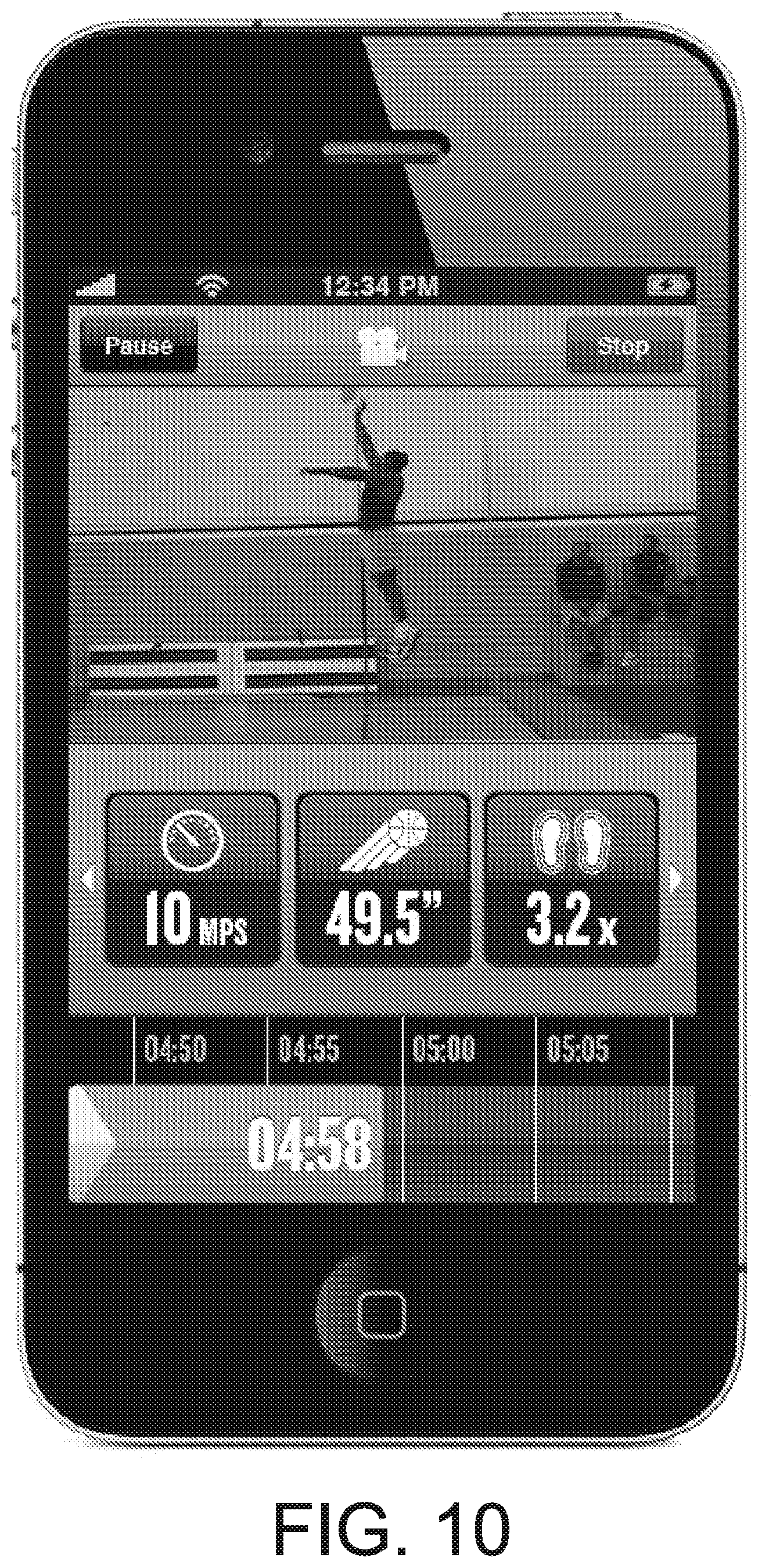 Patent US12322488 Figure 12 – Systems and methods for time-based athletic activity measurement and display