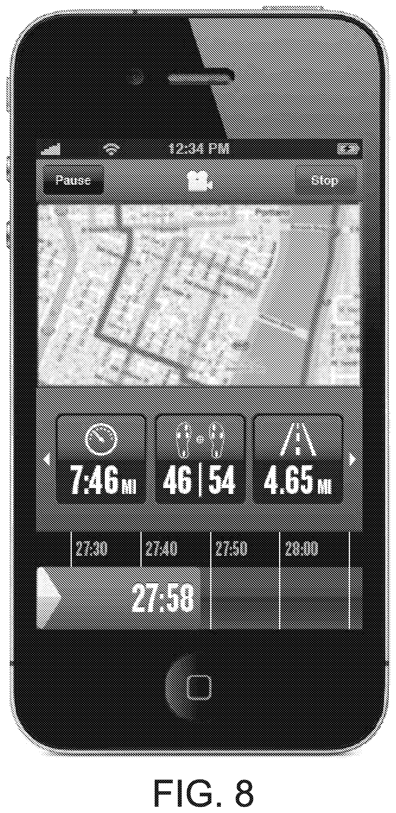 Patent US12322489 Figure 10 – Systems and methods for time-based athletic activity measurement and display
