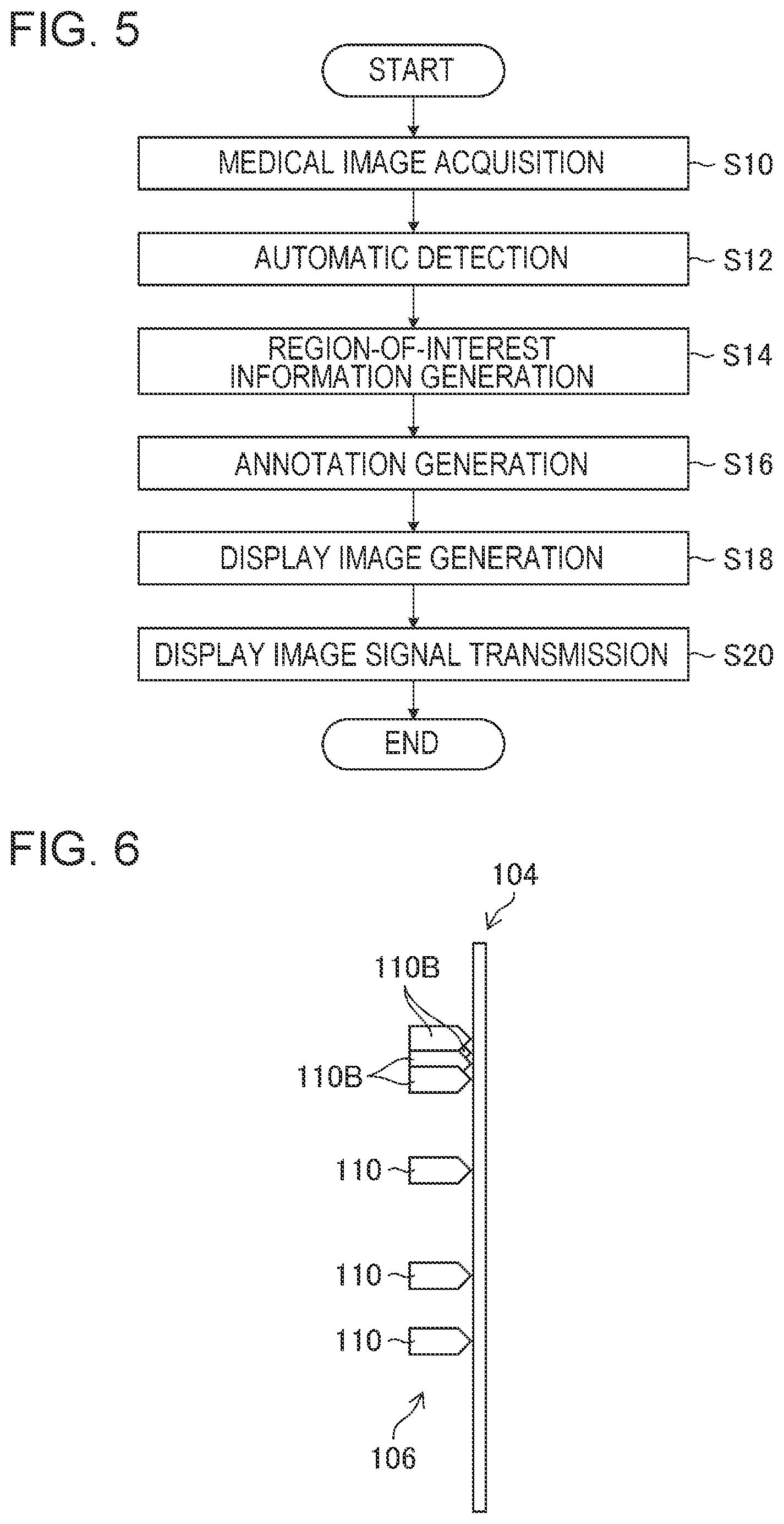 Patent US12322498 Figure 5 – Image processing apparatus, image display system, image processing method, and program for displaying information associated with region of interest of medical image