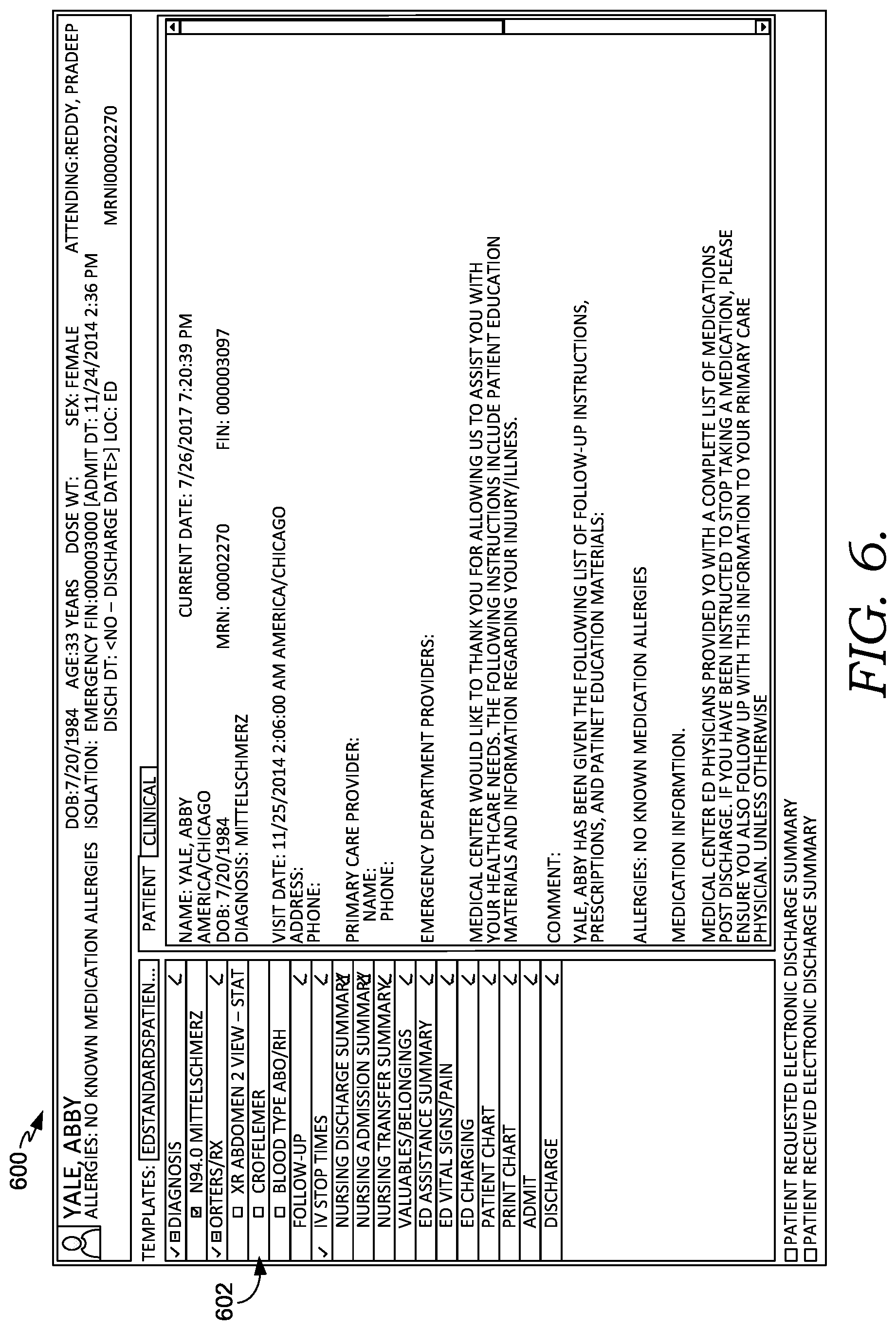 Patent US12322499 Figure 6 – Order selection and entry management system
