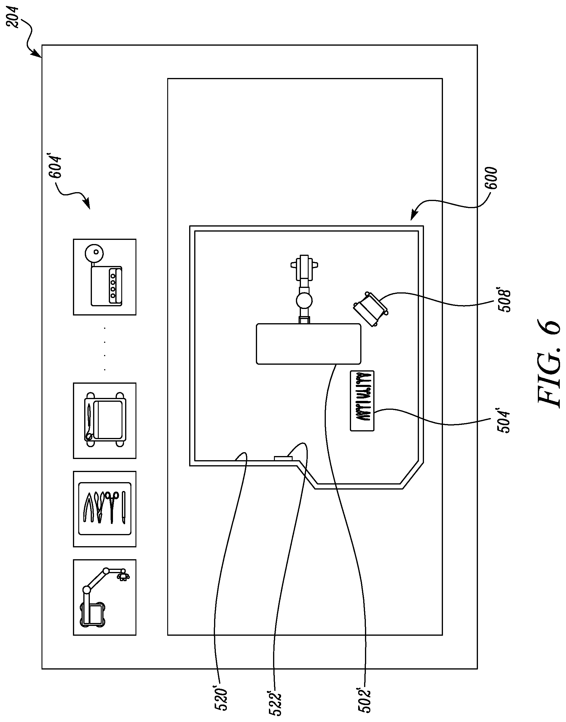 Patent US12322501 Figure 7 – System and method for managing a medical procedure room
