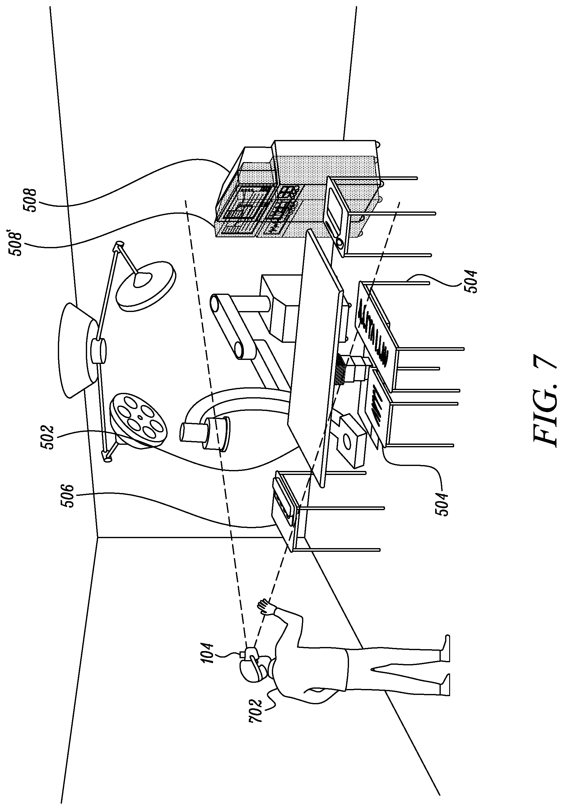 Patent US12322501 Figure 8 – System and method for managing a medical procedure room