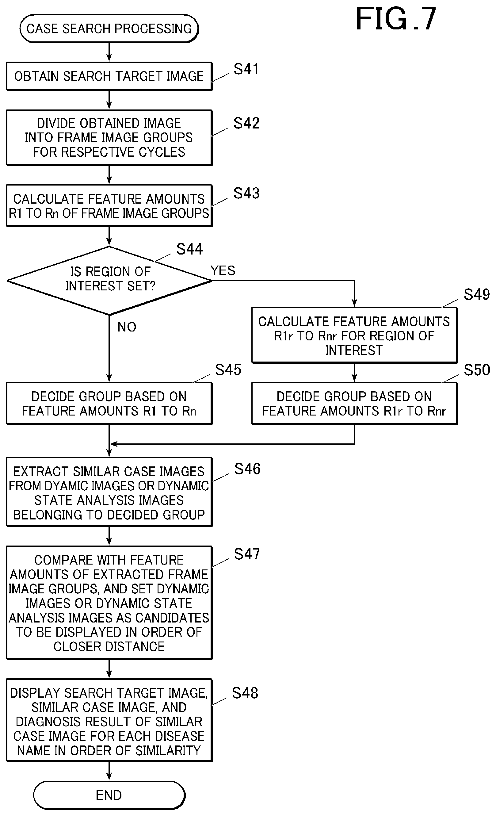 Patent US12322516 Figure 7 – Storage medium and case search apparatus