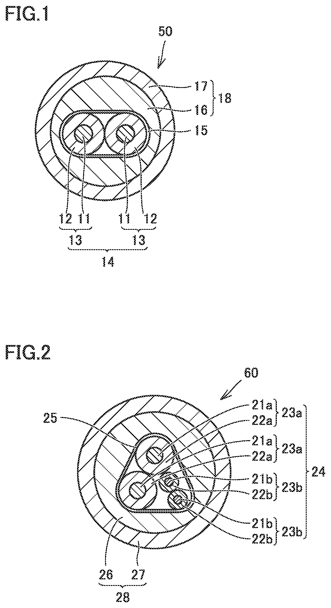 Patent US12322527 Figure 1 – Electrically insulated cable