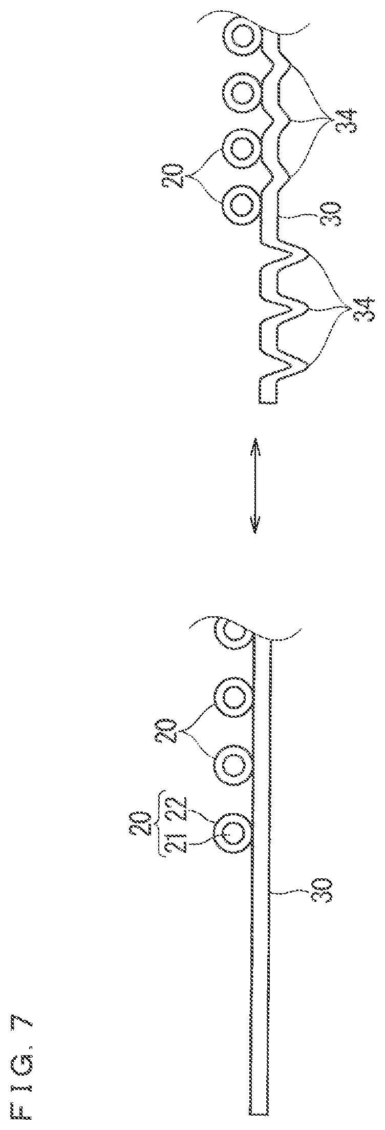 Patent US12322529 Figure 6 – Wiring member and device with movable part provided with same
