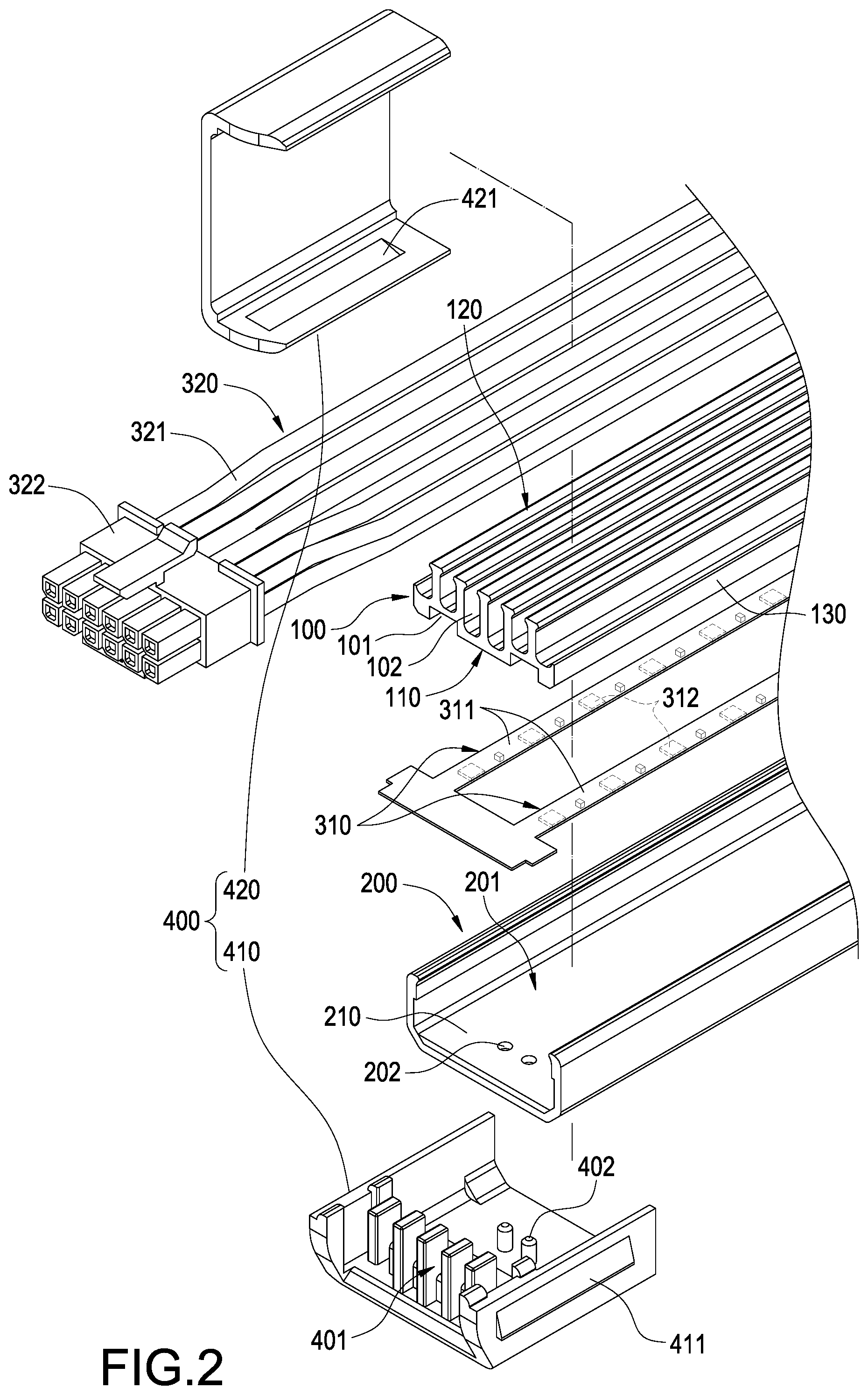 Patent US12322530 Figure 2 – Illumination flat cable device