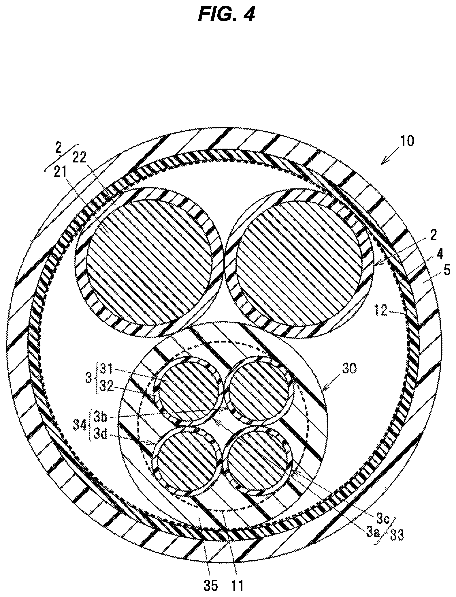 Patent US12322531 Figure 4 – Composite cable and composite harness