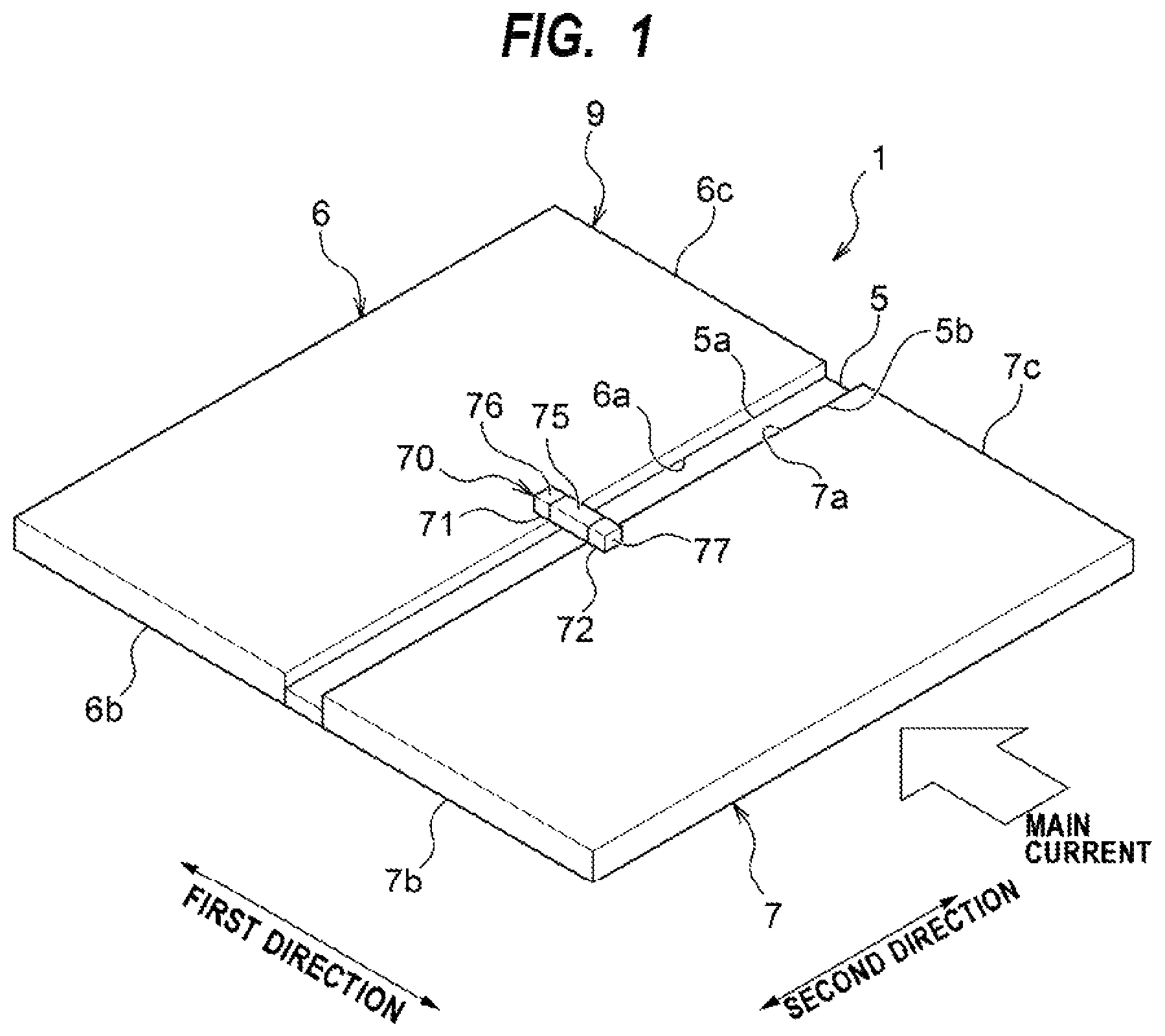 Patent US12322532 Figure 1 – Shunt resistor and current detection apparatus