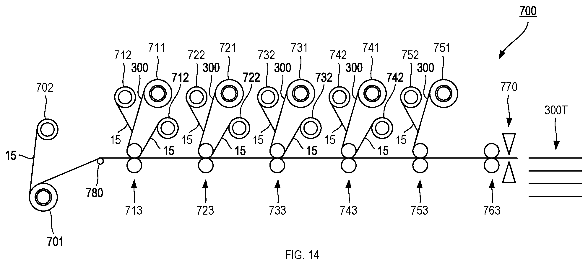 Patent US12322534 Figure 14 – Magnetic sheet, wound magnetic sheet, and multilayer magnetic sheet