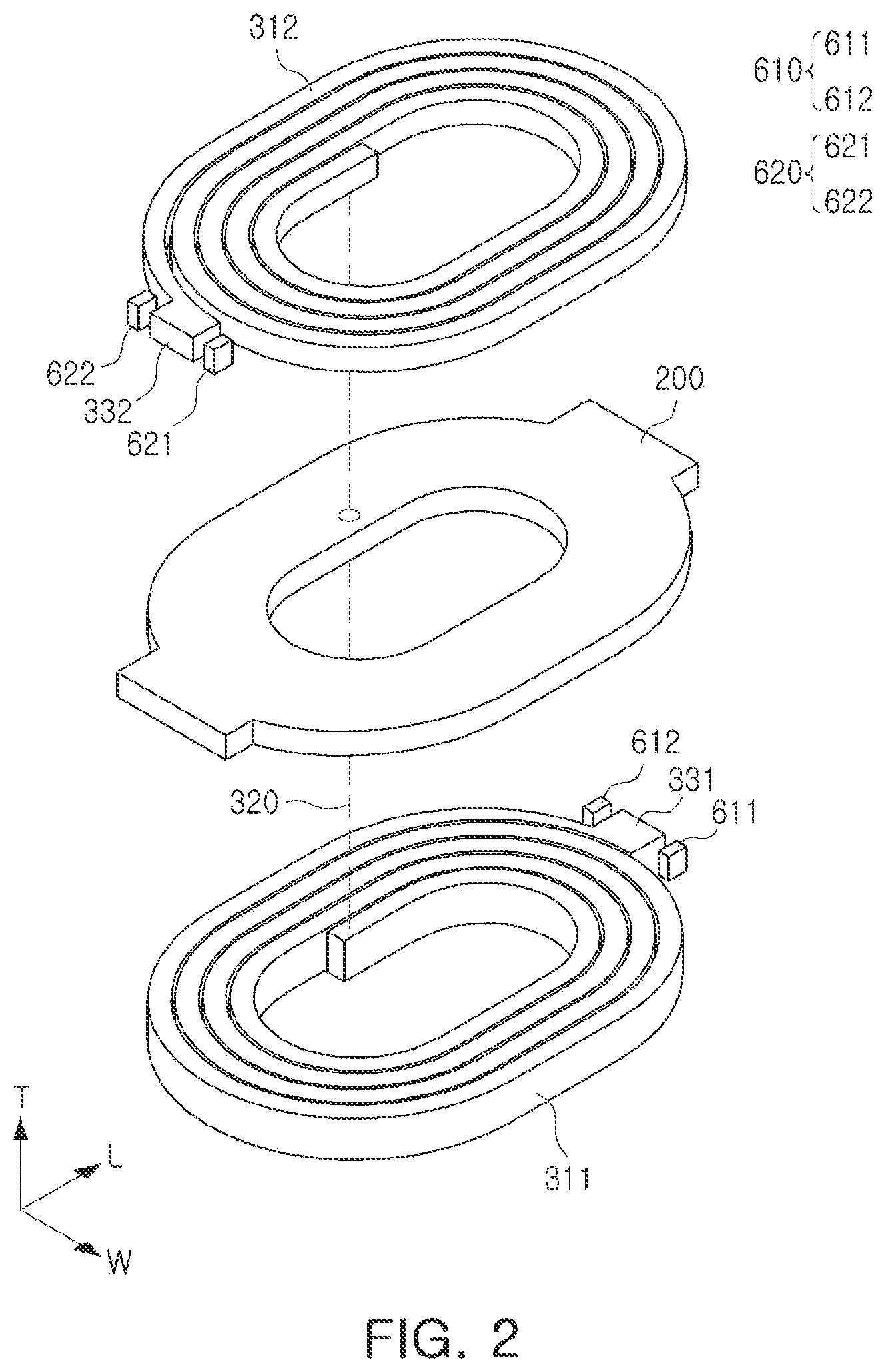Patent US12322536 Figure 2 – Coil component
