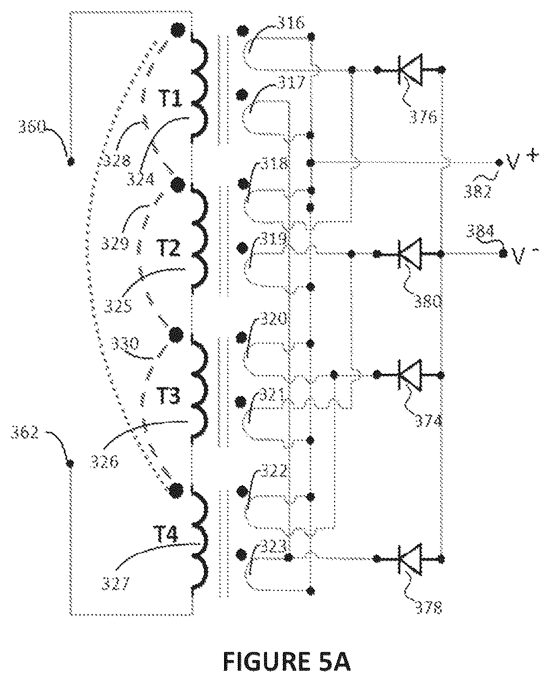 Patent US12322541 Figure 6 – Magnetic structures for low leakage inductance and very high efficiency