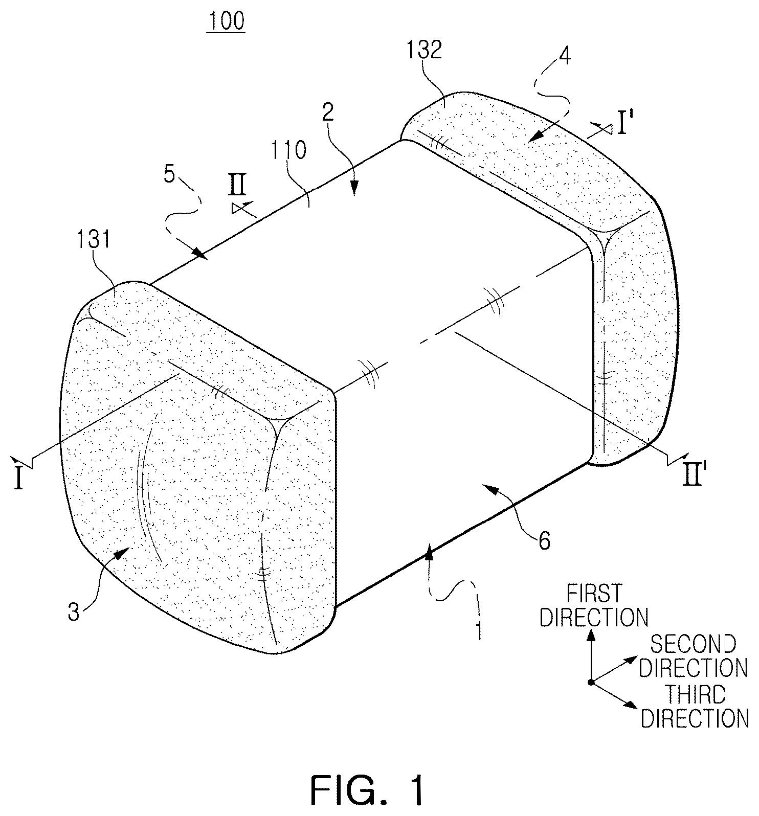Patent US12322556 — Multilayer electronic component — Figure 1