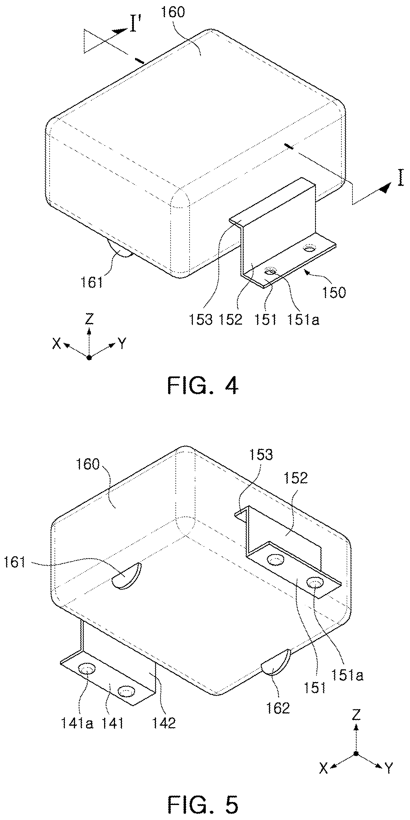 Patent US12322557 Figure 4 – Electronic component and board having the same mounted thereon