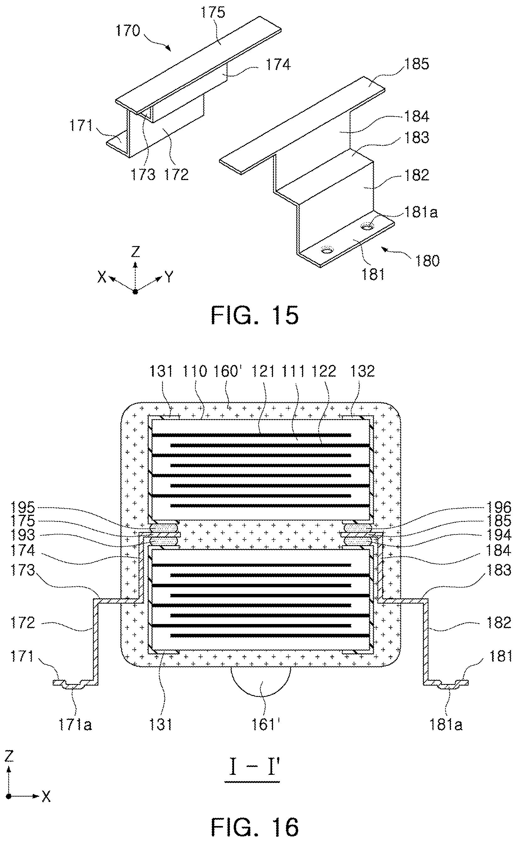 Patent US12322557 Figure 11 – Electronic component and board having the same mounted thereon