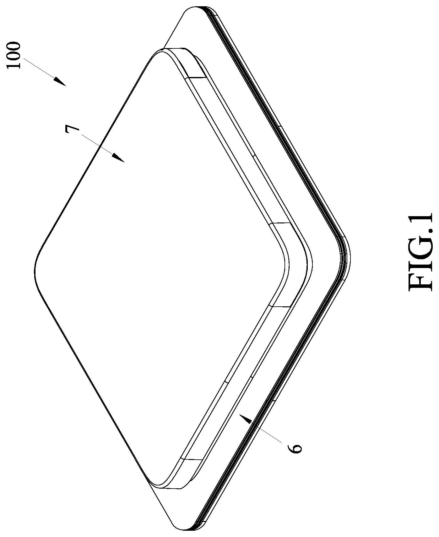 Patent US12322559 Figure 1 – Low-travel key device