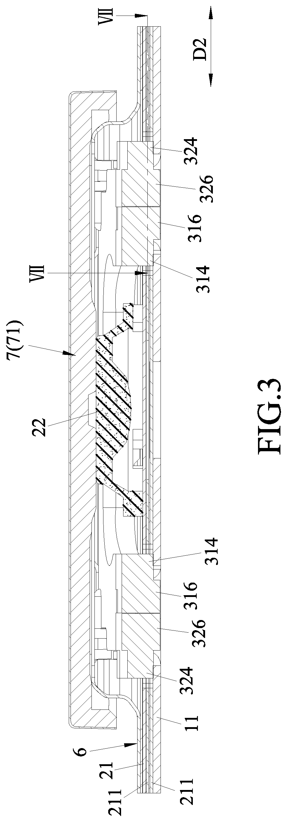Patent US12322559 Figure 3 – Low-travel key device