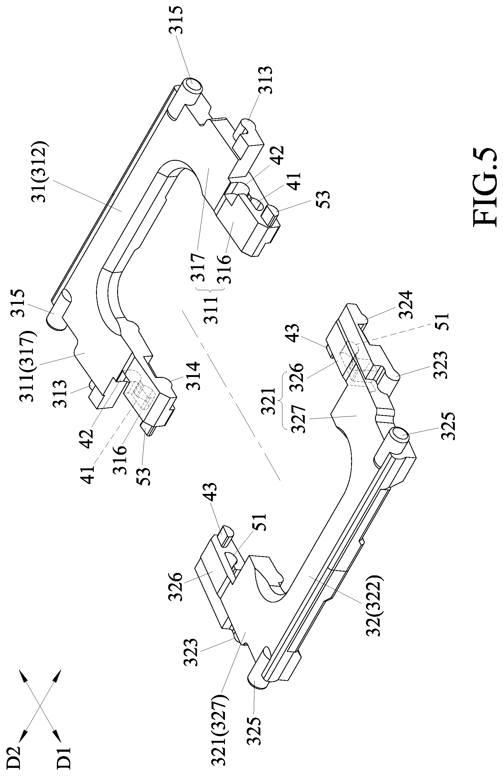 Patent US12322559 Figure 5 – Low-travel key device