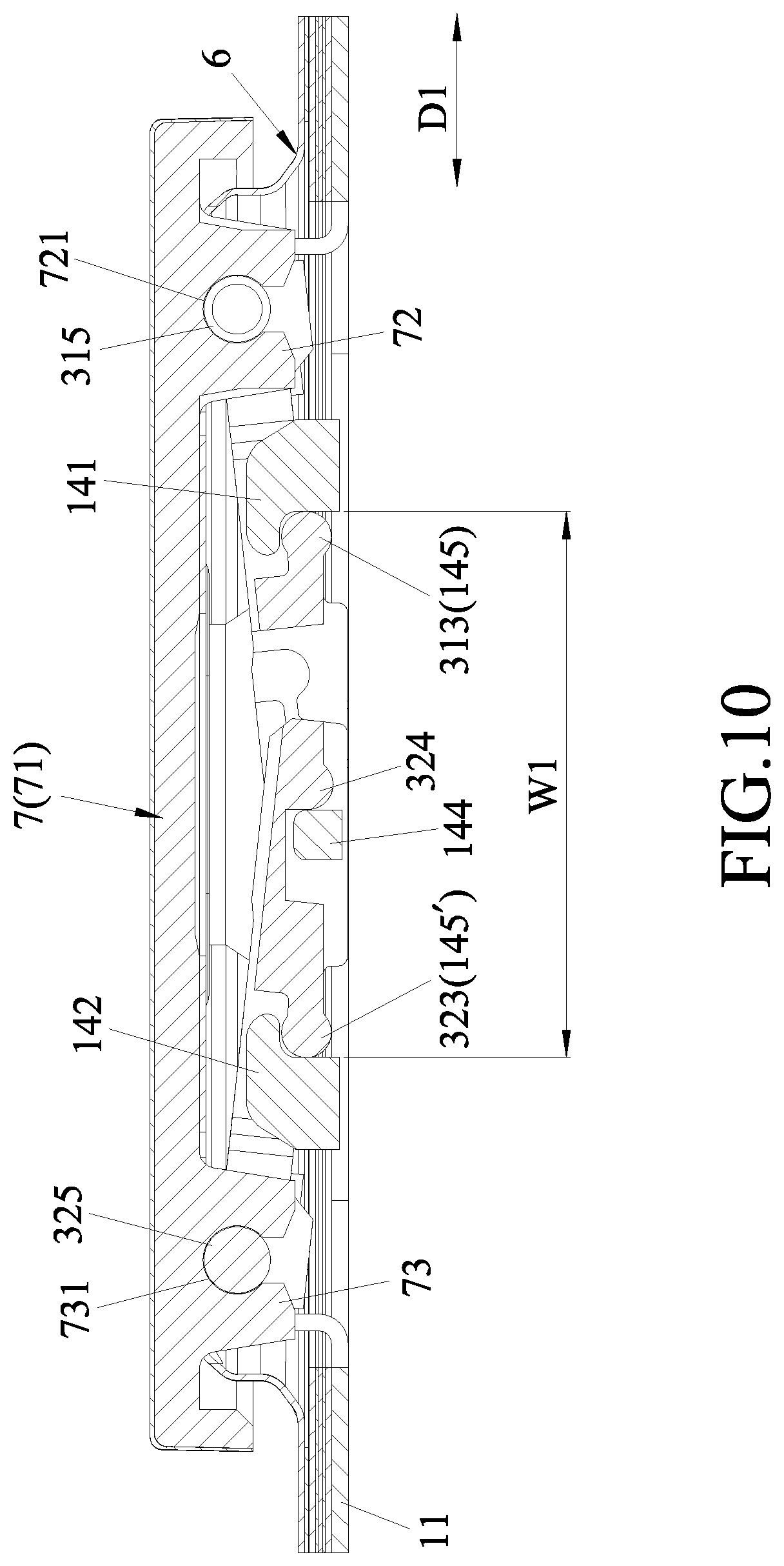 Patent US12322559 Figure 10 – Low-travel key device