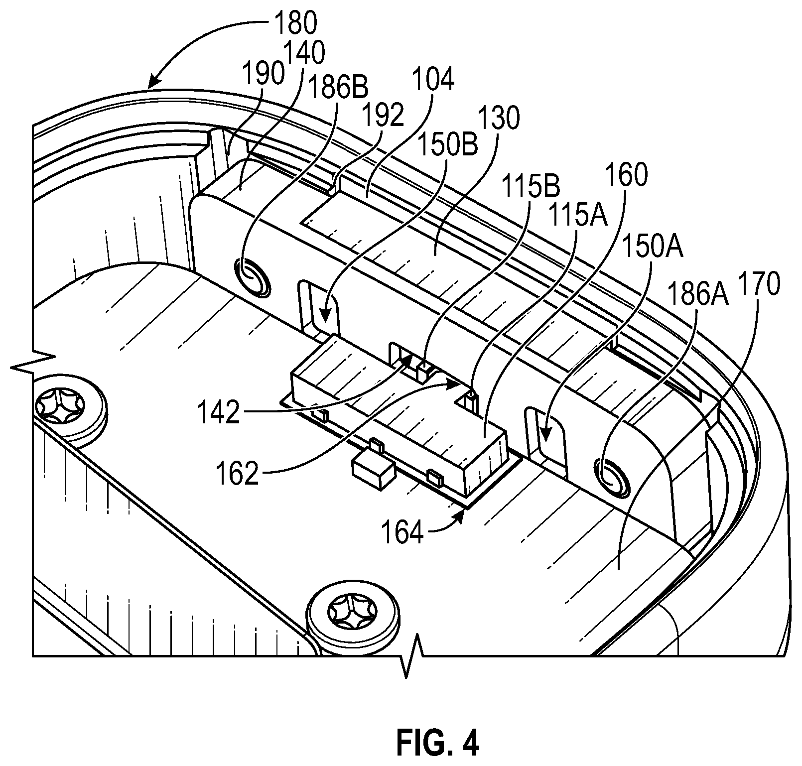 Patent US12322560 Figure 5 – Slide switch with elastomer web