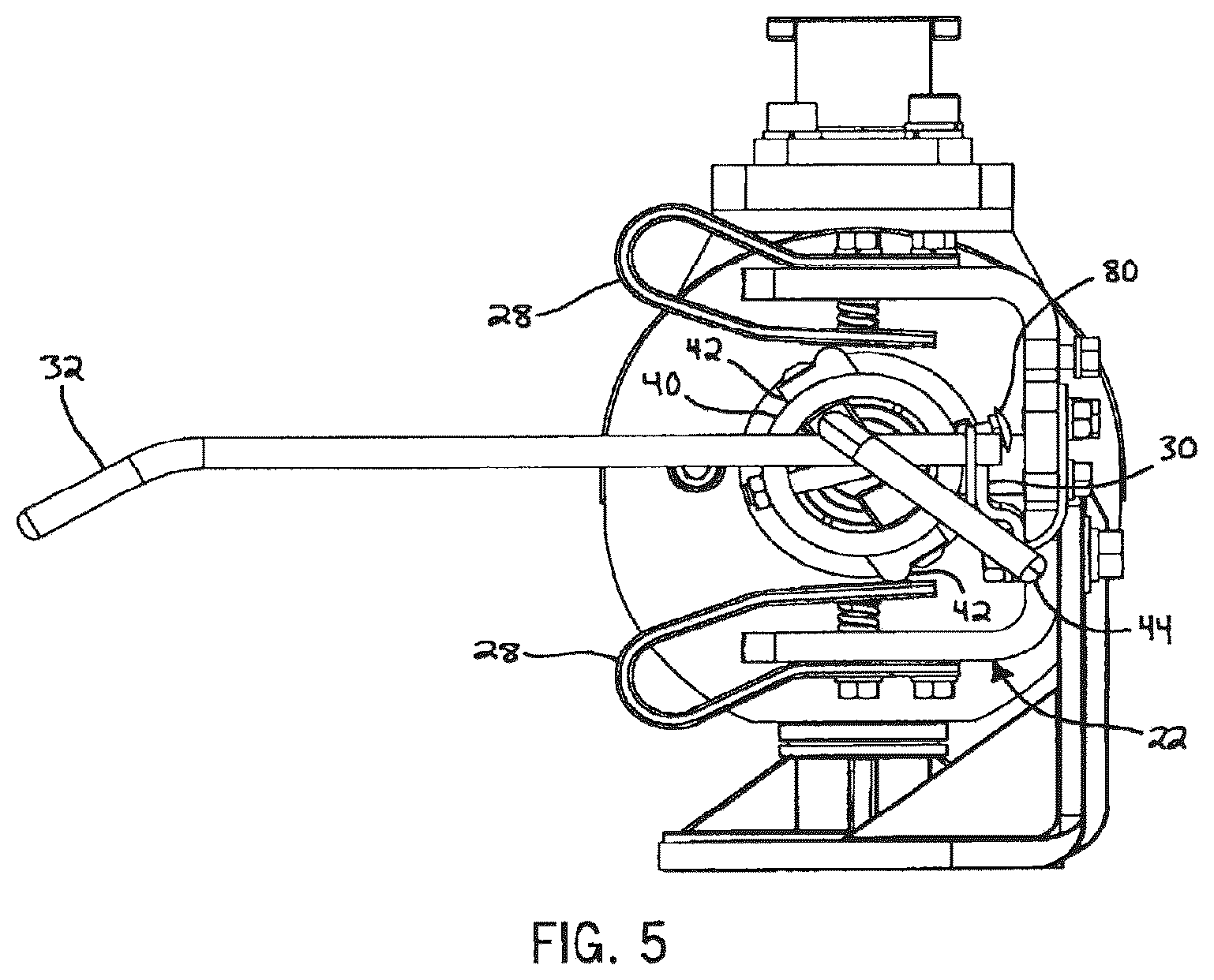Patent US12322561 Figure 5 – Side break air switch with anti-rolling blade lock