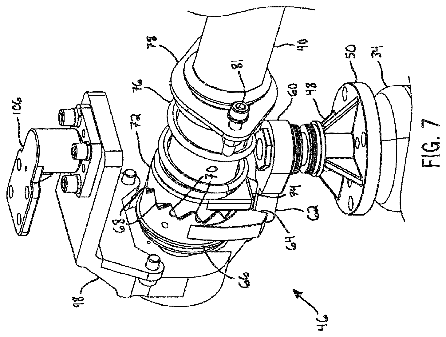 Patent US12322561 Figure 7 – Side break air switch with anti-rolling blade lock