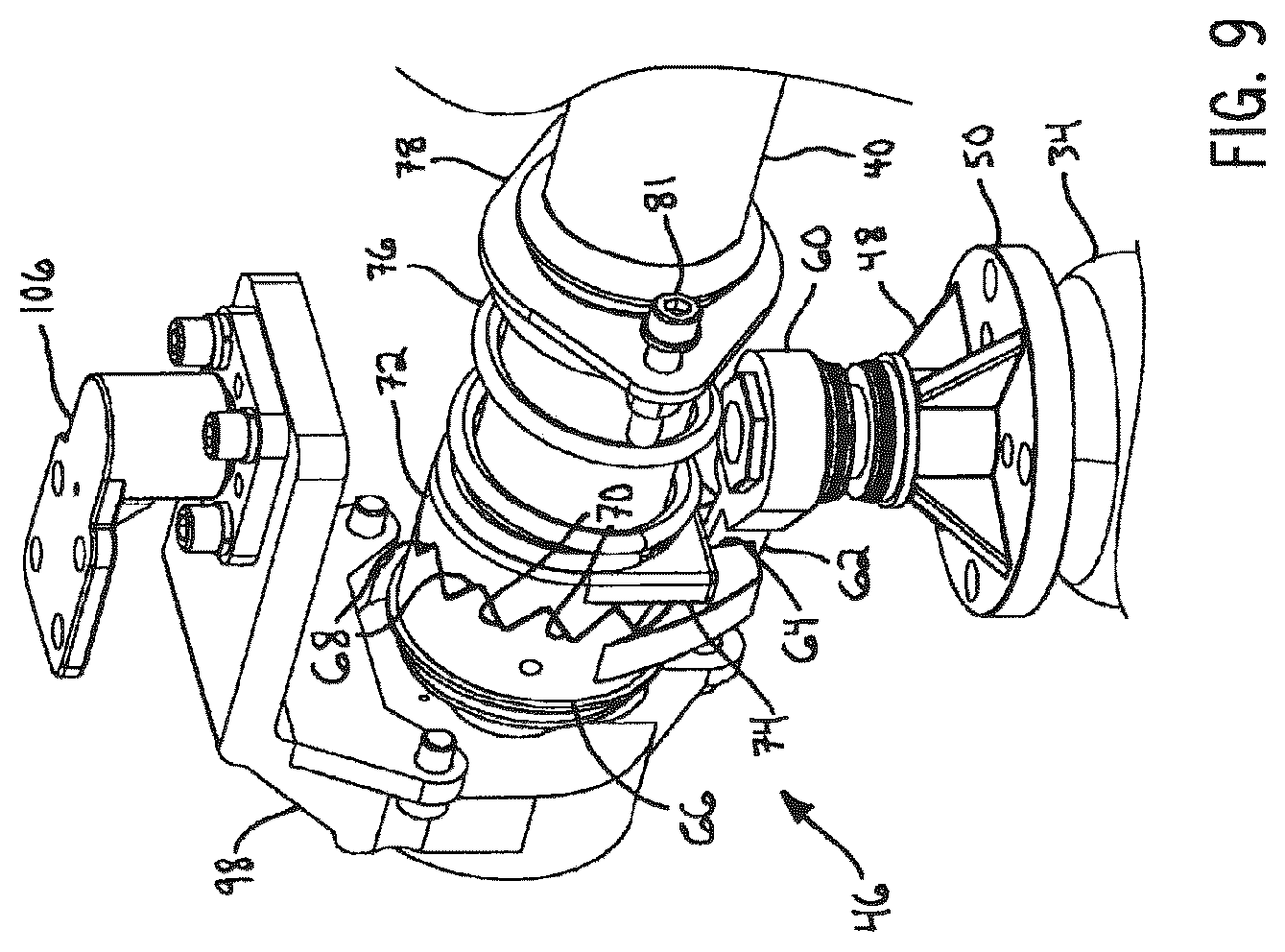 Patent US12322561 Figure 9 – Side break air switch with anti-rolling blade lock
