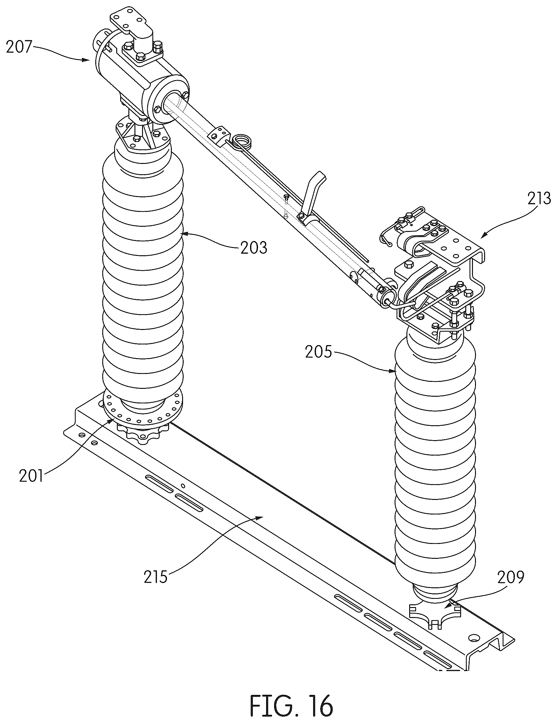 Patent US12322561 Figure 14 – Side break air switch with anti-rolling blade lock