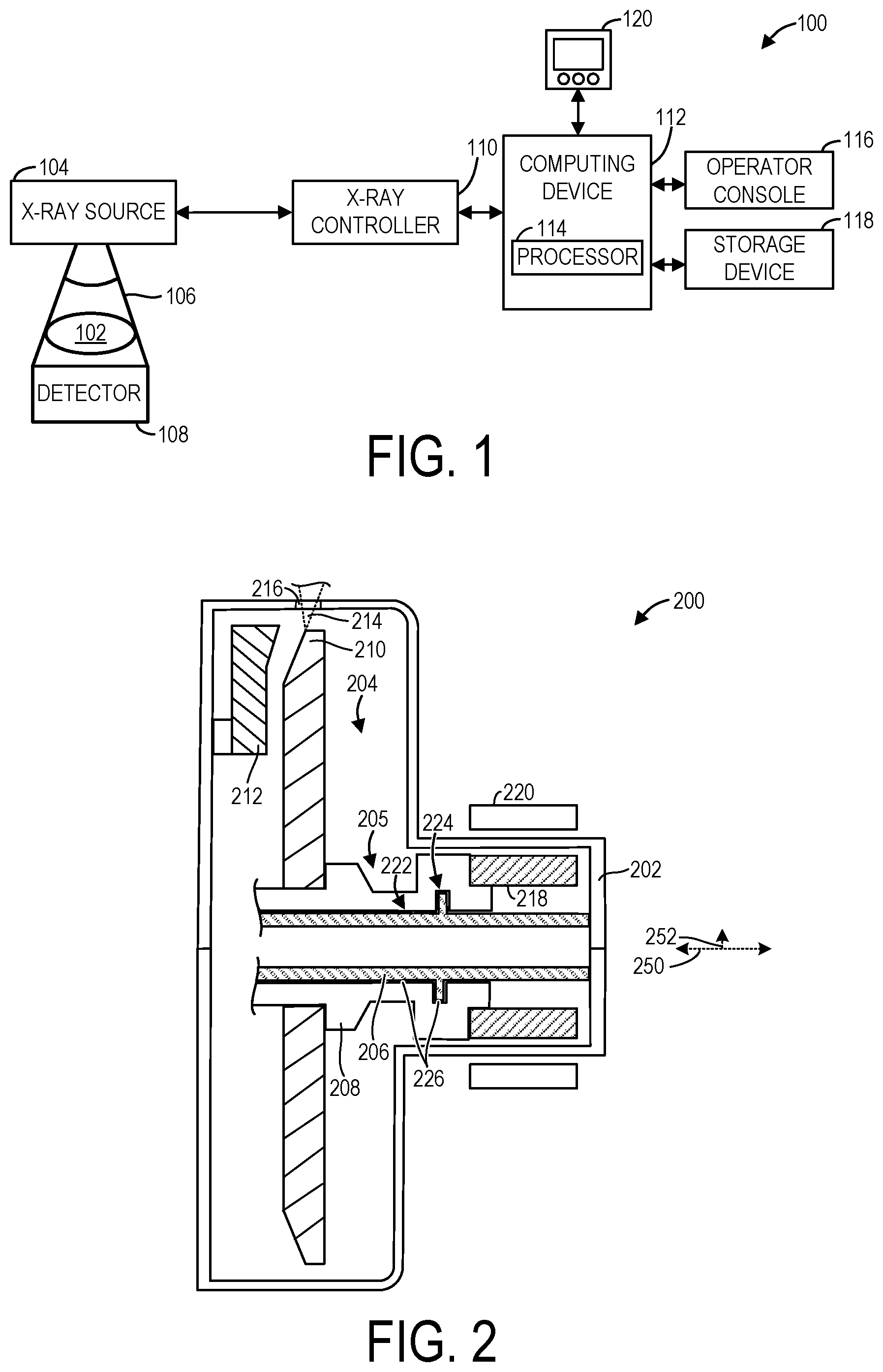 Patent US12322566 Figure 1 – Systems and methods for a liquid metal bearing assembly fill port and plug