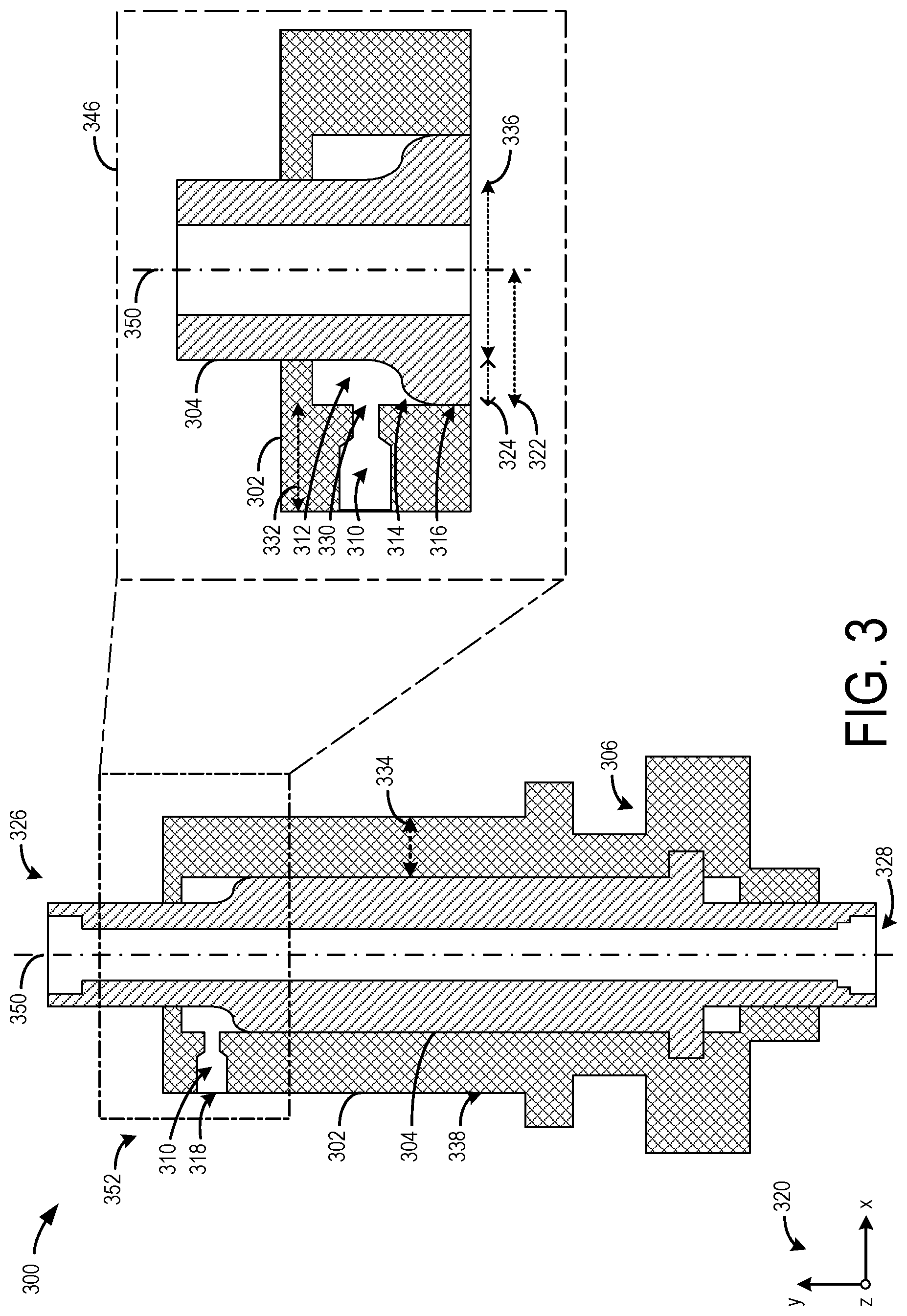 Patent US12322566 Figure 2 – Systems and methods for a liquid metal bearing assembly fill port and plug