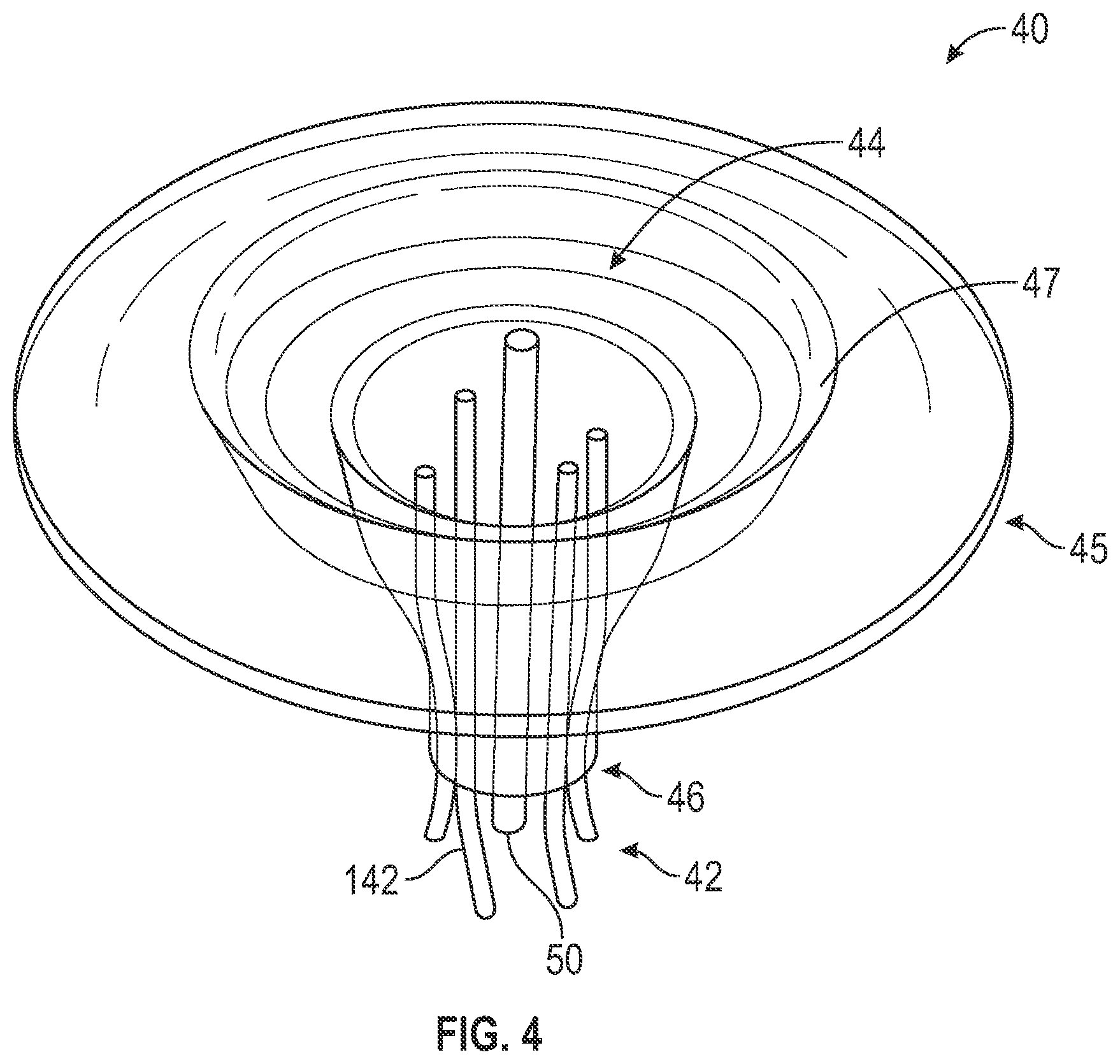 Patent US12322567 Figure 3 – Vacuum tube insert assembly with feed-through pin plug and mating socket