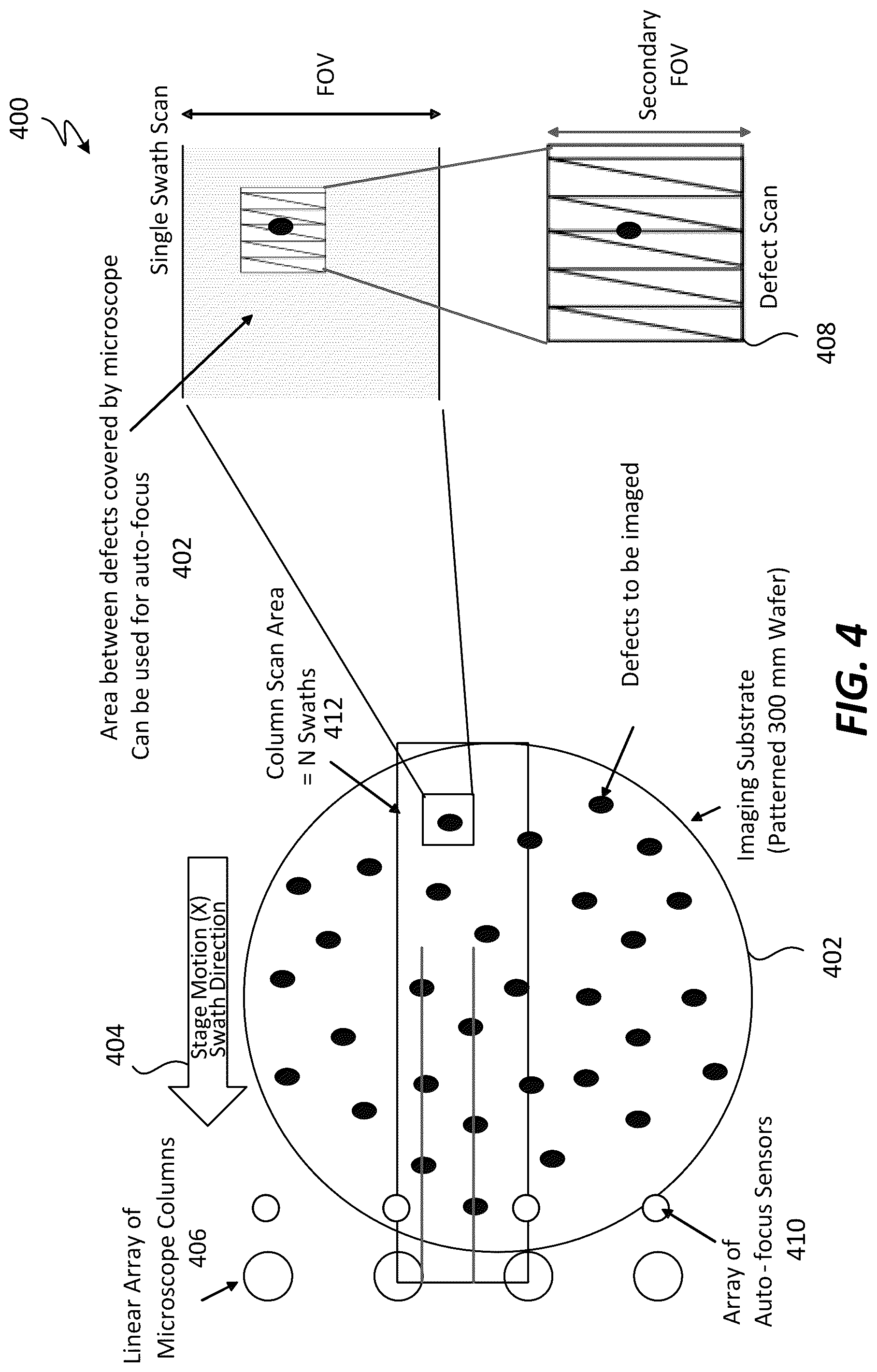 Patent US12322568 Figure 5 – Auto-focus sensor implementation for multi-column microscopes