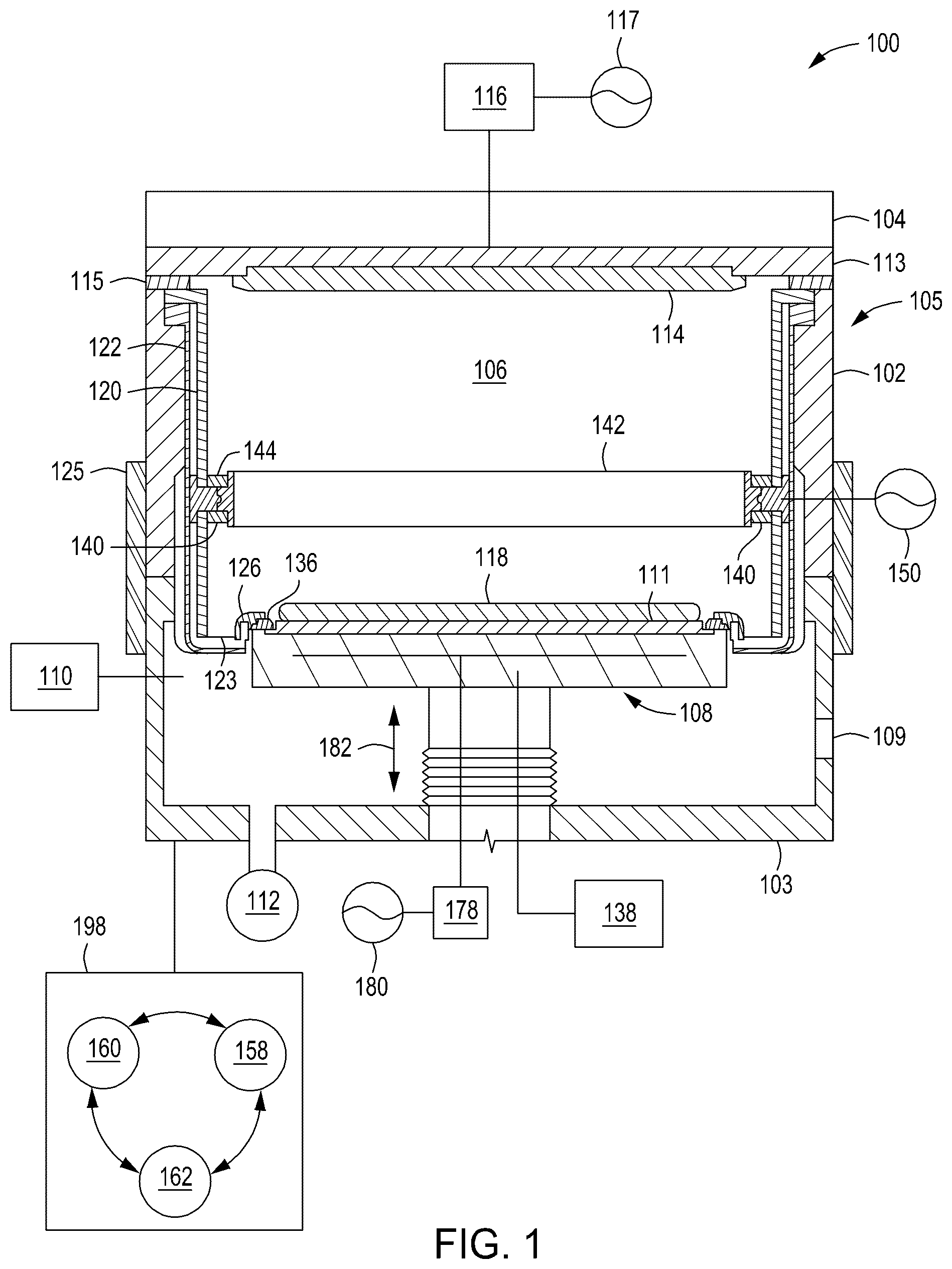 Patent US12322573 Figure 1 – Pulsing plasma treatment for film densification
