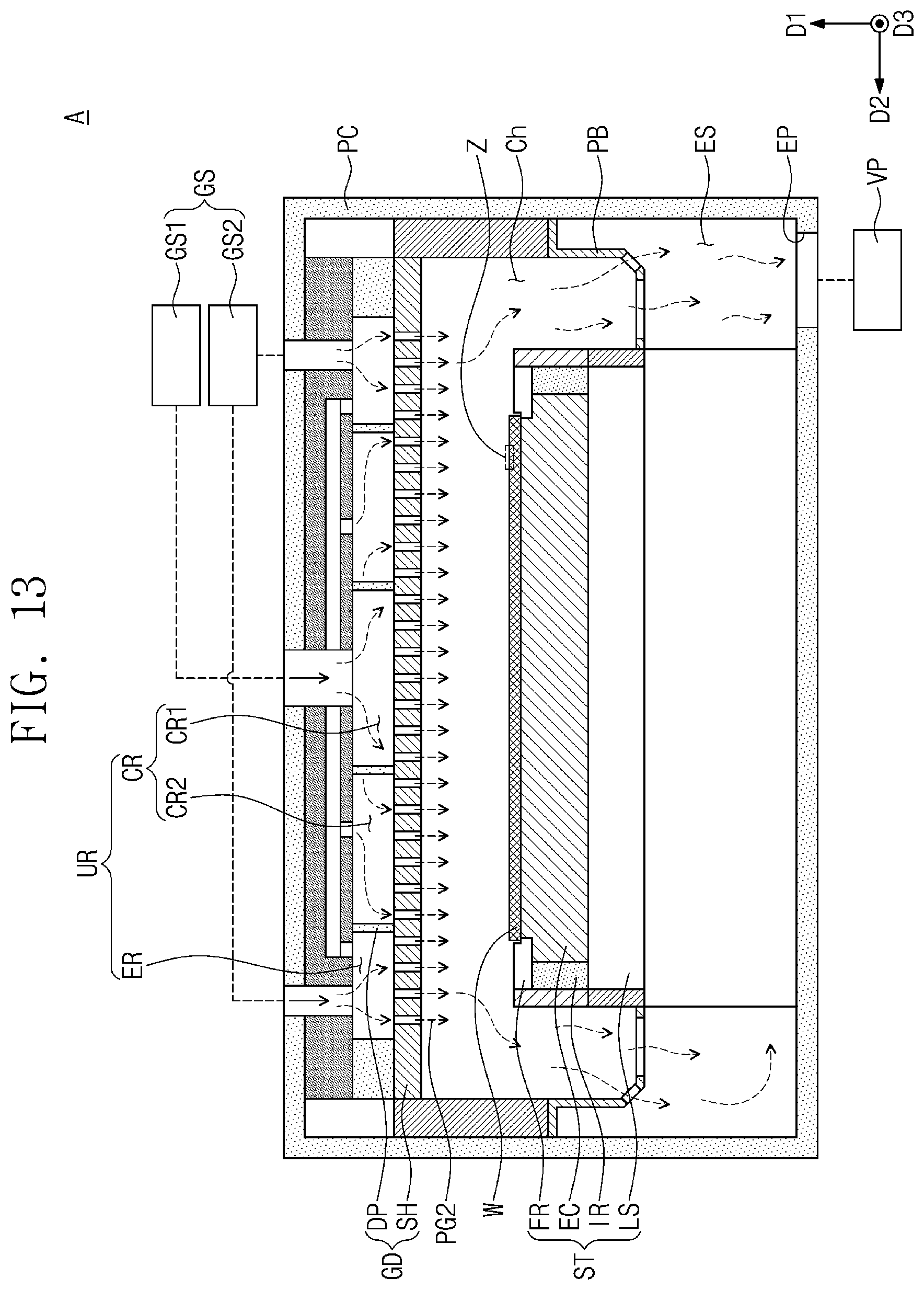 Patent US12322577 Figure 12 – Plasma baffle, substrate processing apparatus including the same, and substrate processing method using the same