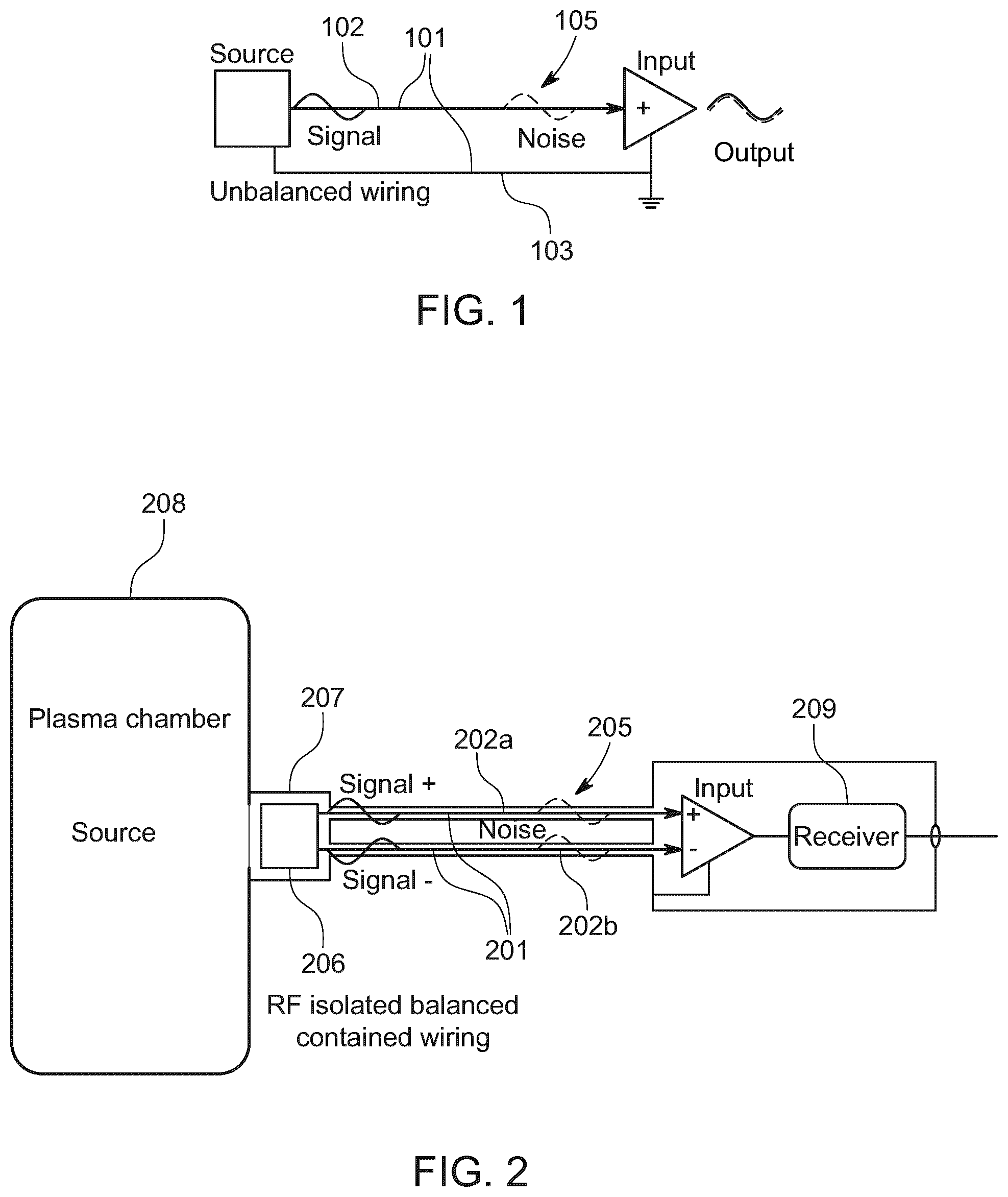 Patent US12322580 Figure 1 – Electromagnetic field signal acquisition system for high signal-to-noise ratios, and electrical noise immunity