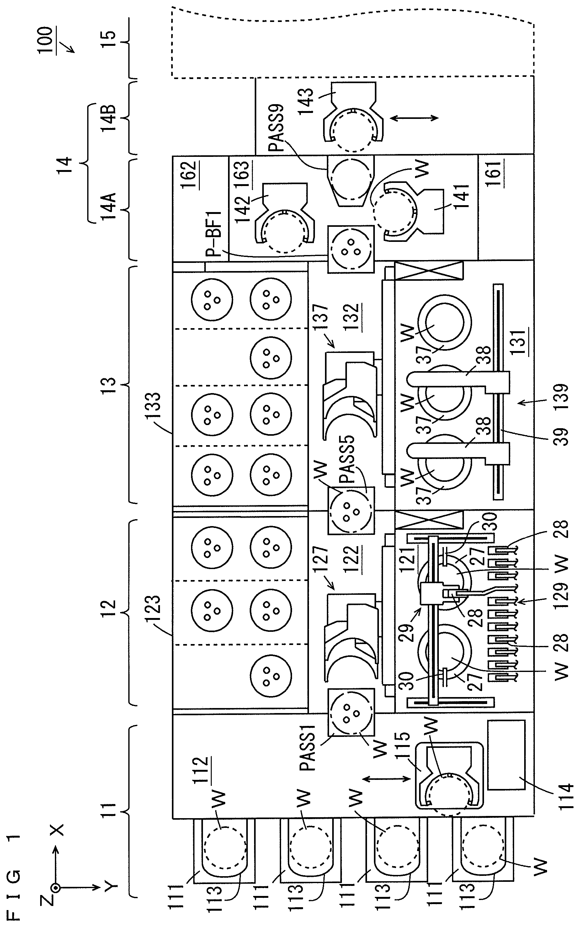 Patent US12322586 Figure 1 – Substrate cleaning method and substrate processing method