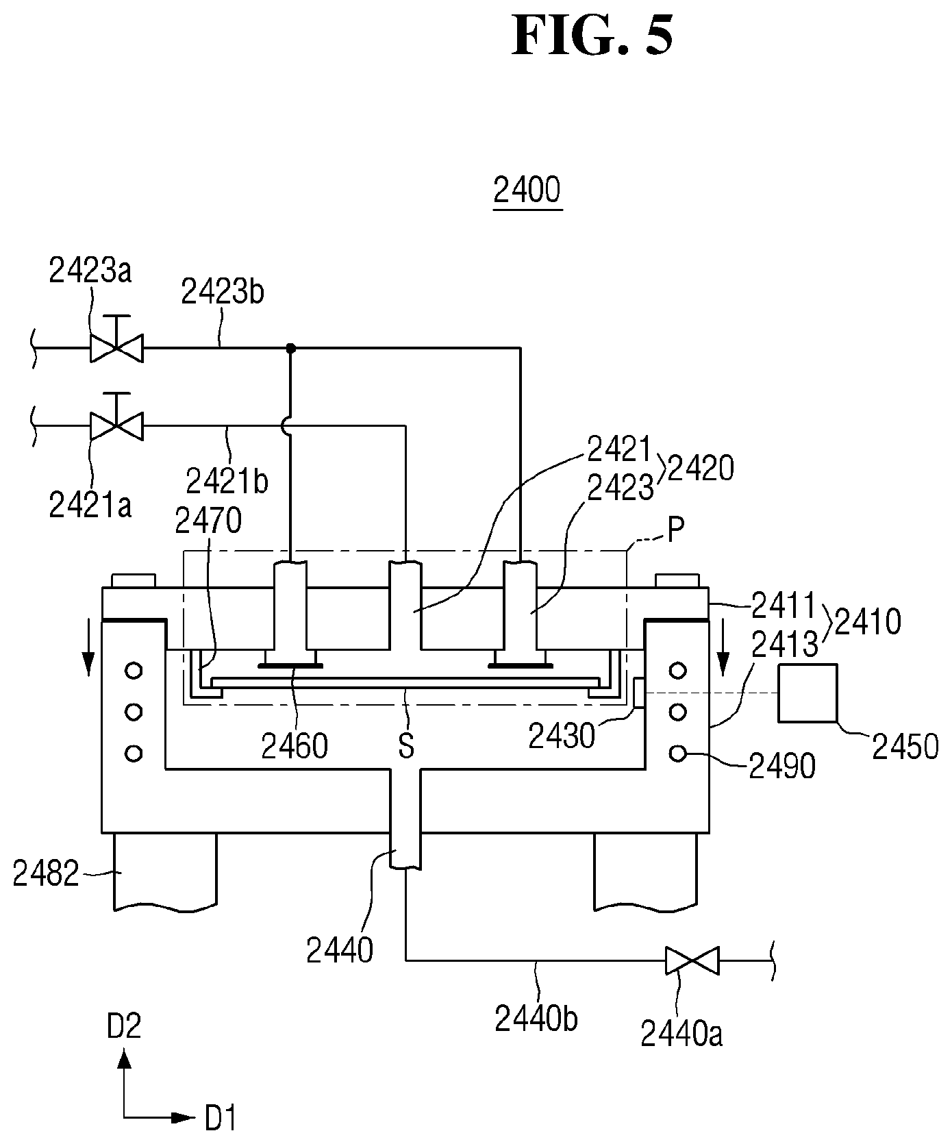 Patent US12322587 Figure 5 – Substrate drying apparatus and semiconductor device manufacturing method using same
