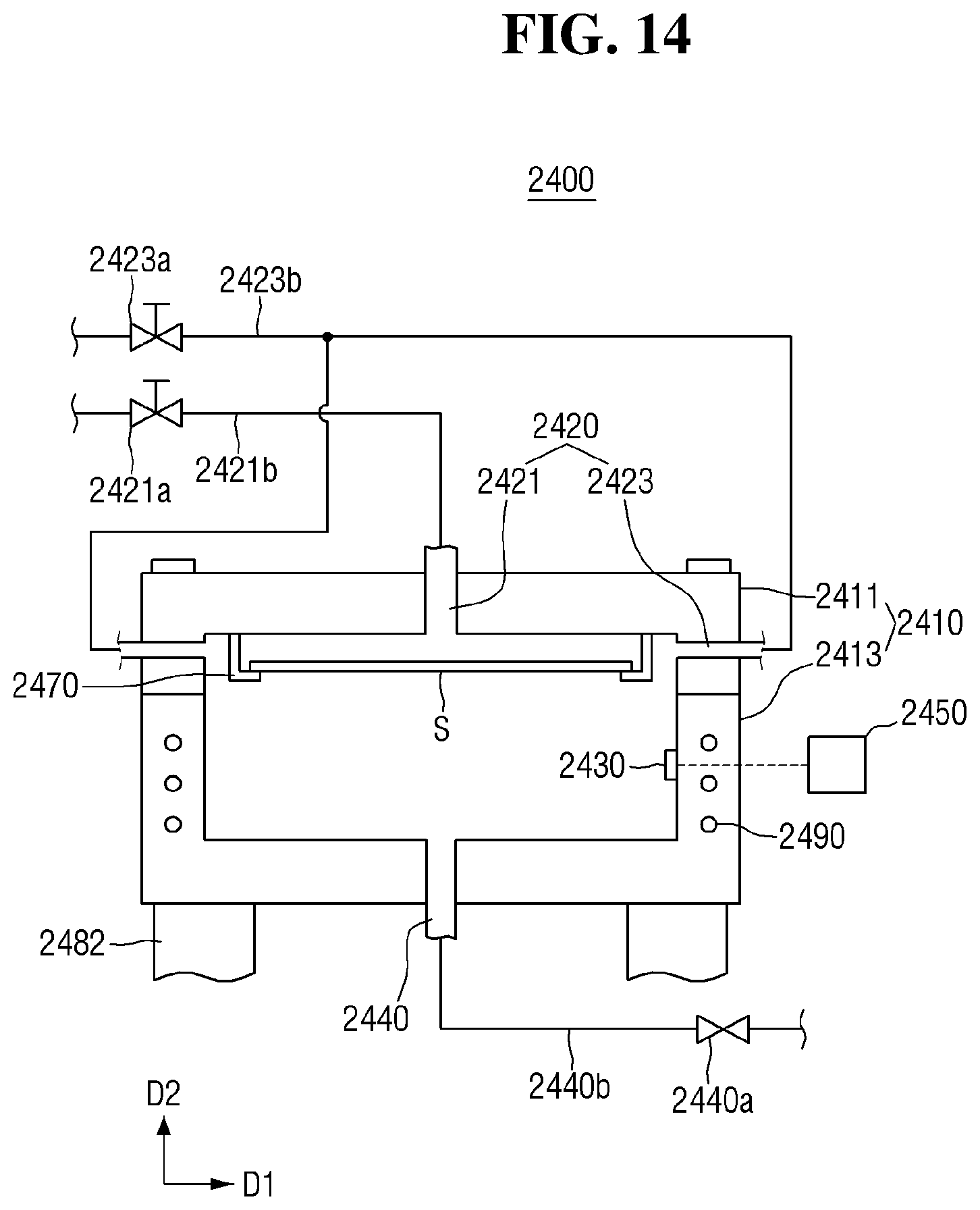 Patent US12322587 Figure 14 – Substrate drying apparatus and semiconductor device manufacturing method using same
