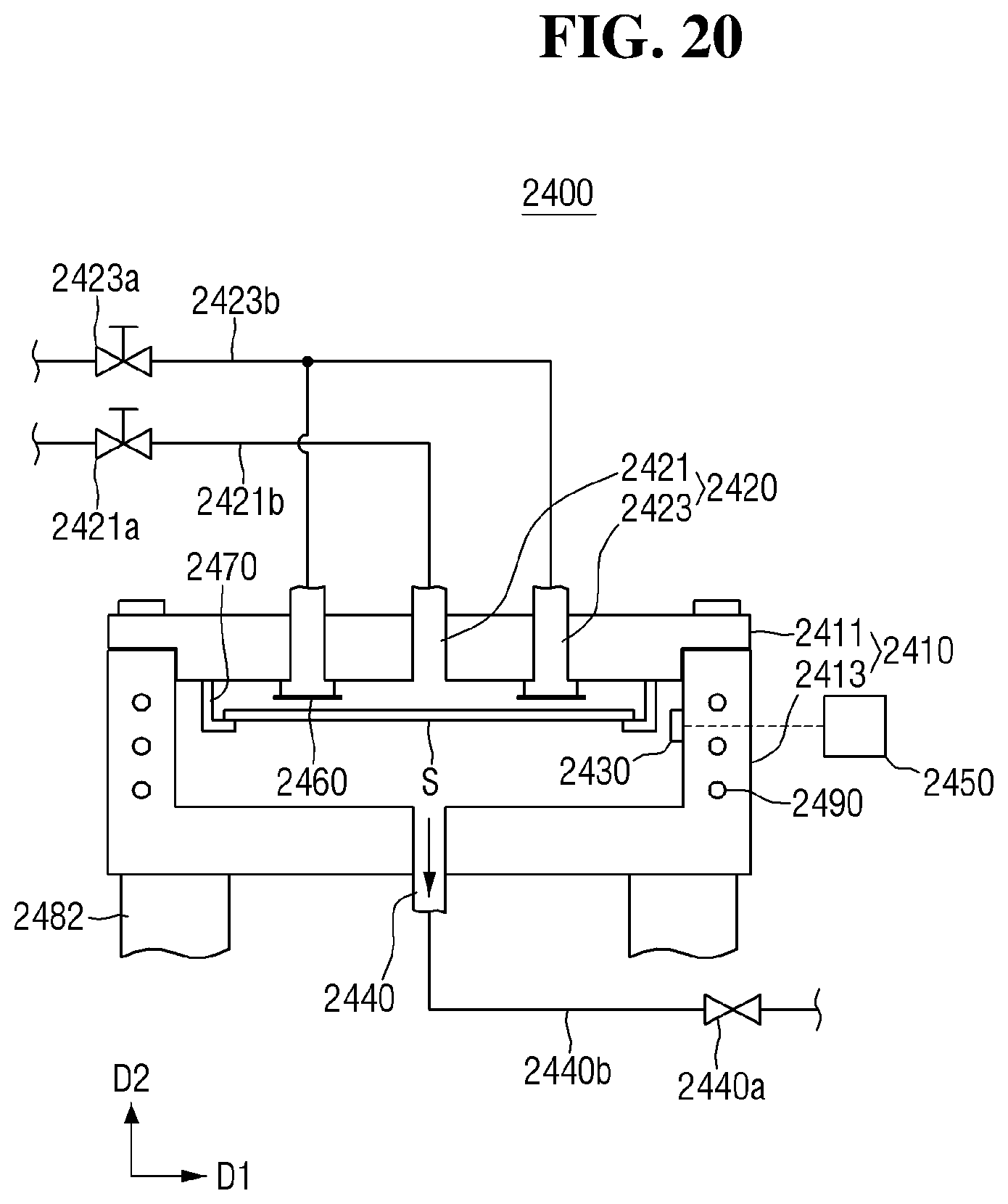 Patent US12322587 Figure 20 – Substrate drying apparatus and semiconductor device manufacturing method using same